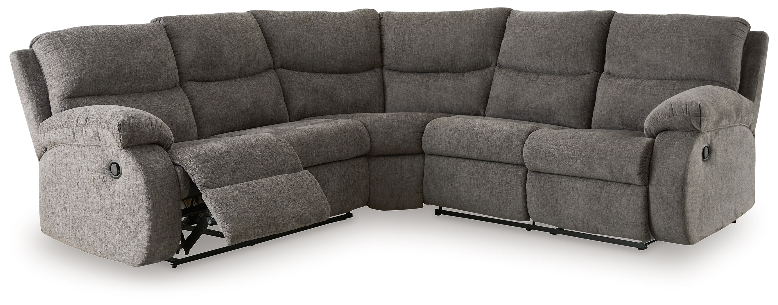Ashley Furniture Museum Pewter 2pc Reclining Sectional