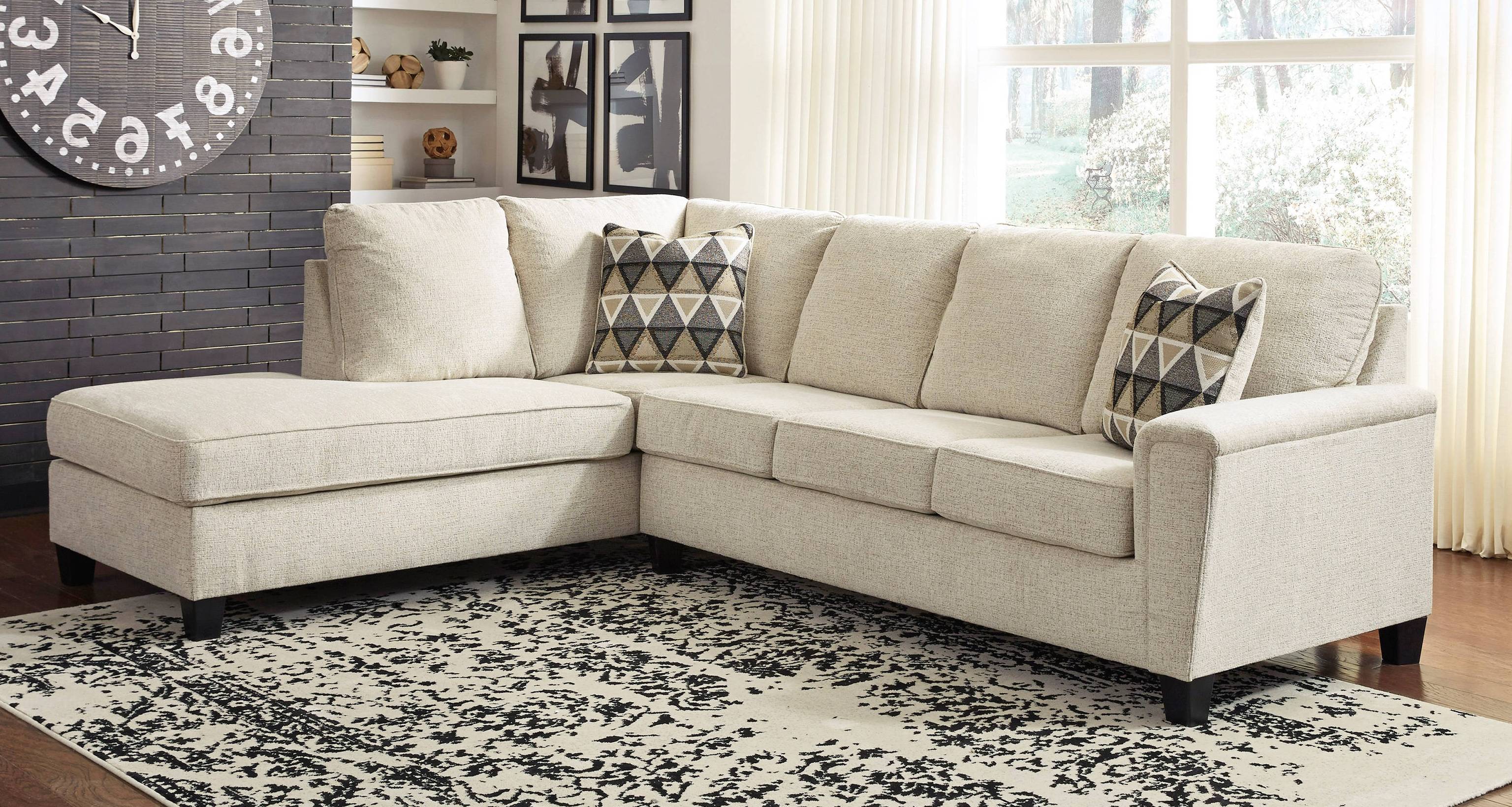 Ashley Furniture Abinger Natural LAF Sectional