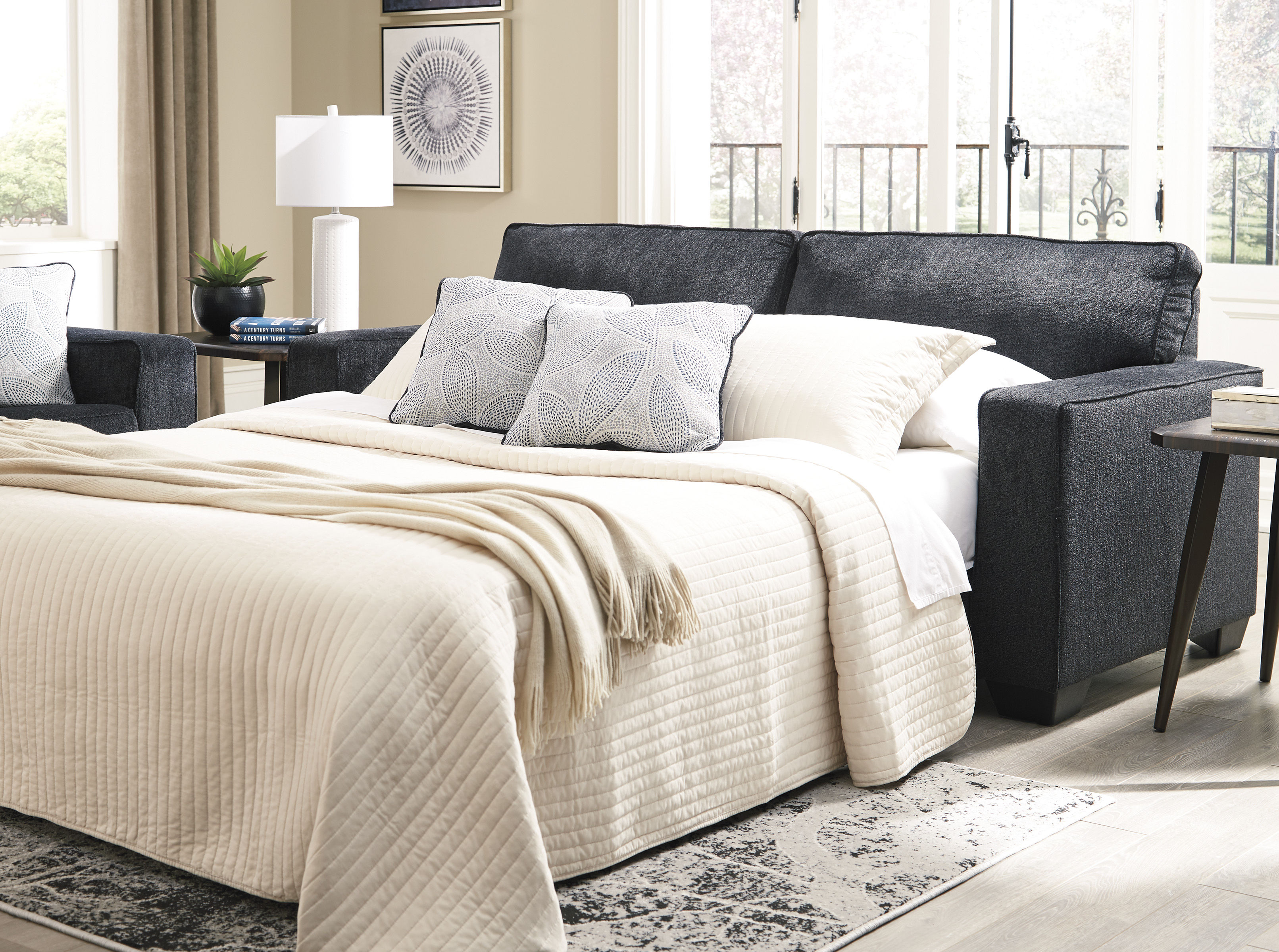 Ashley Furniture Altari Slate Queen Sofa Sleeper