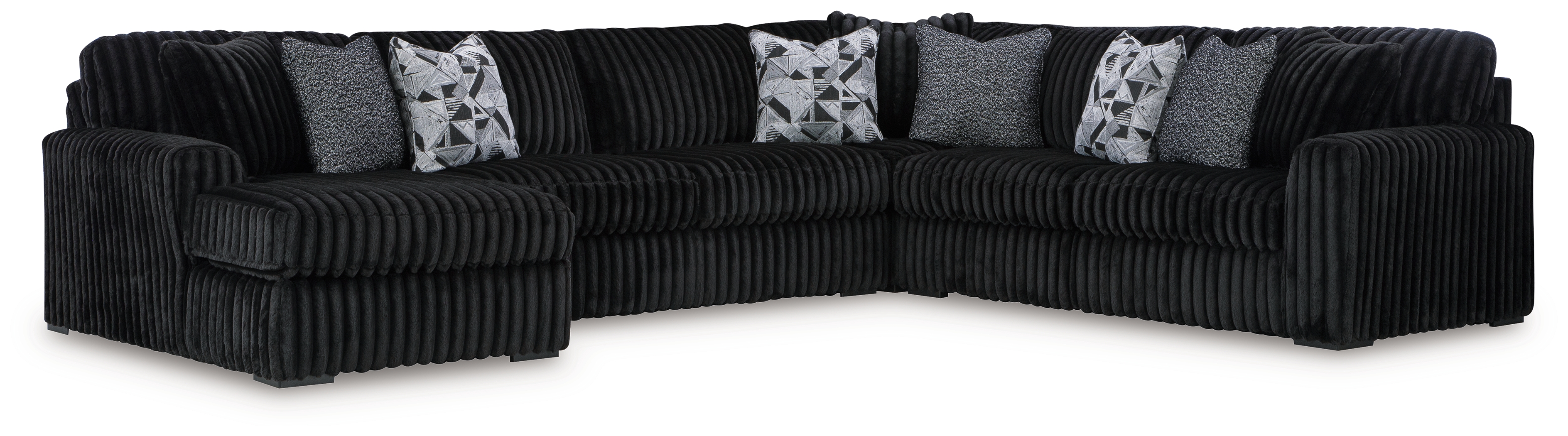 Ashley Furniture Onyx 4pc Sectional With LAF Chaise 98103S4 Ashley Furniture Onyx 4pc Sectional With LAF Chaise 98103S4