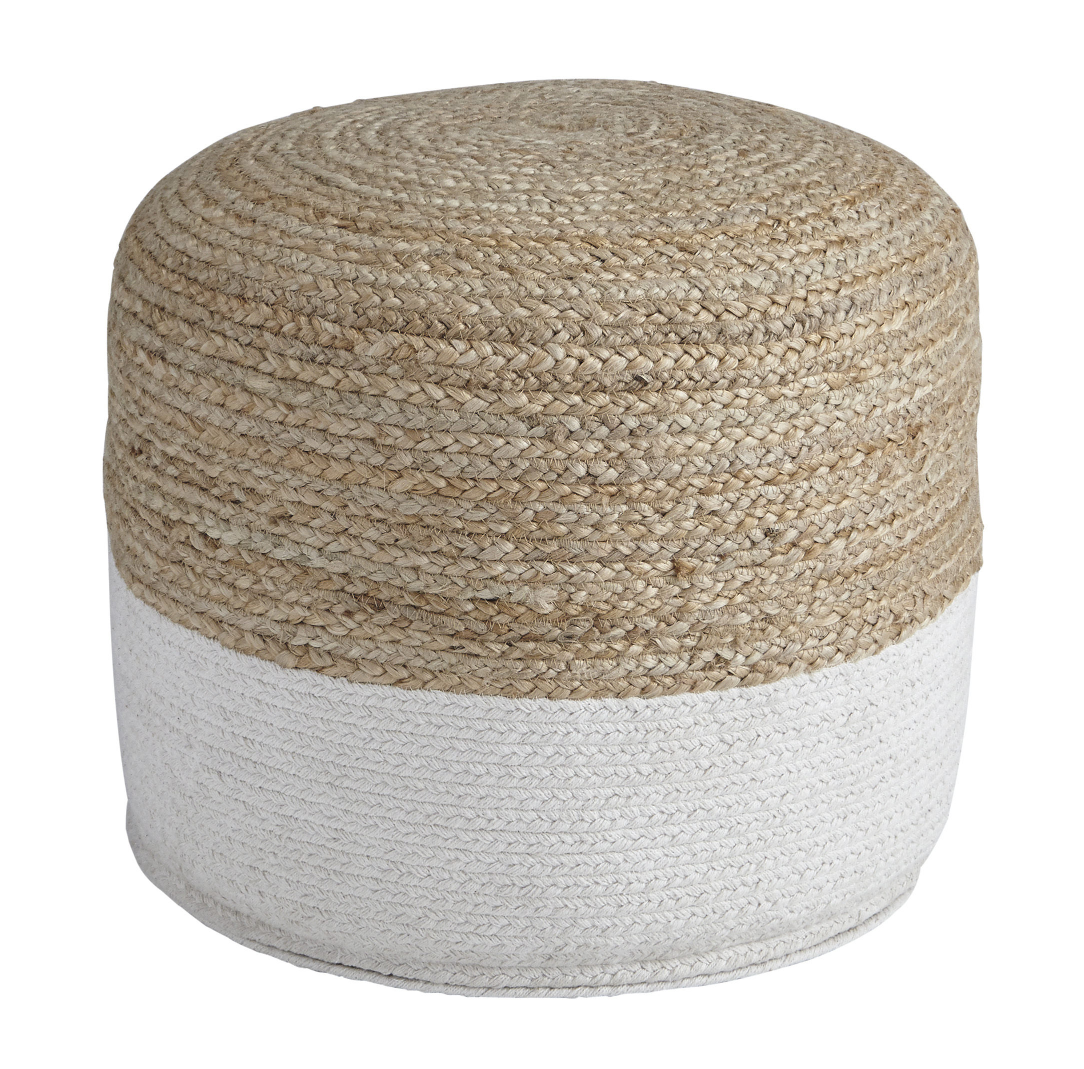 Ashley Furniture Sweed Valley Natural White Pouf