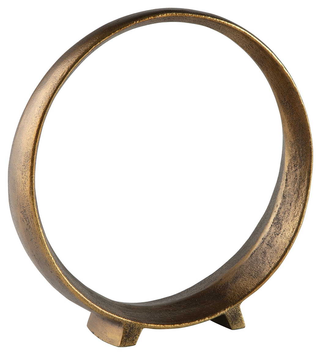 Ashley Furniture Ryandale Antique Brass Metal Sculpture