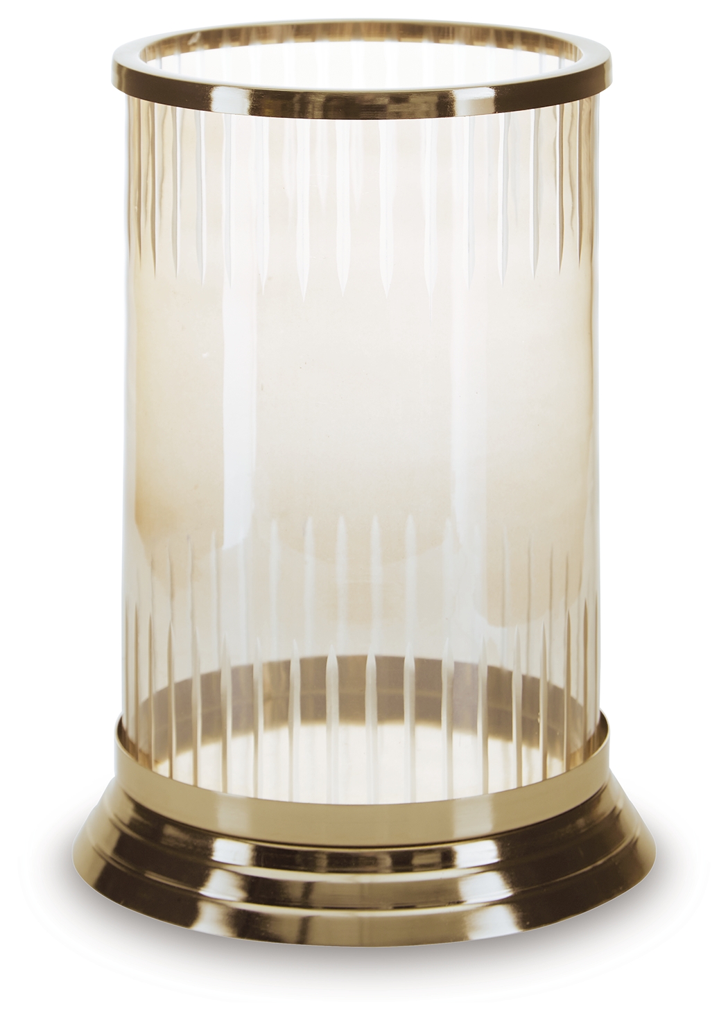 Ashley Furniture Aavinson Amber Gold Candle Holder
