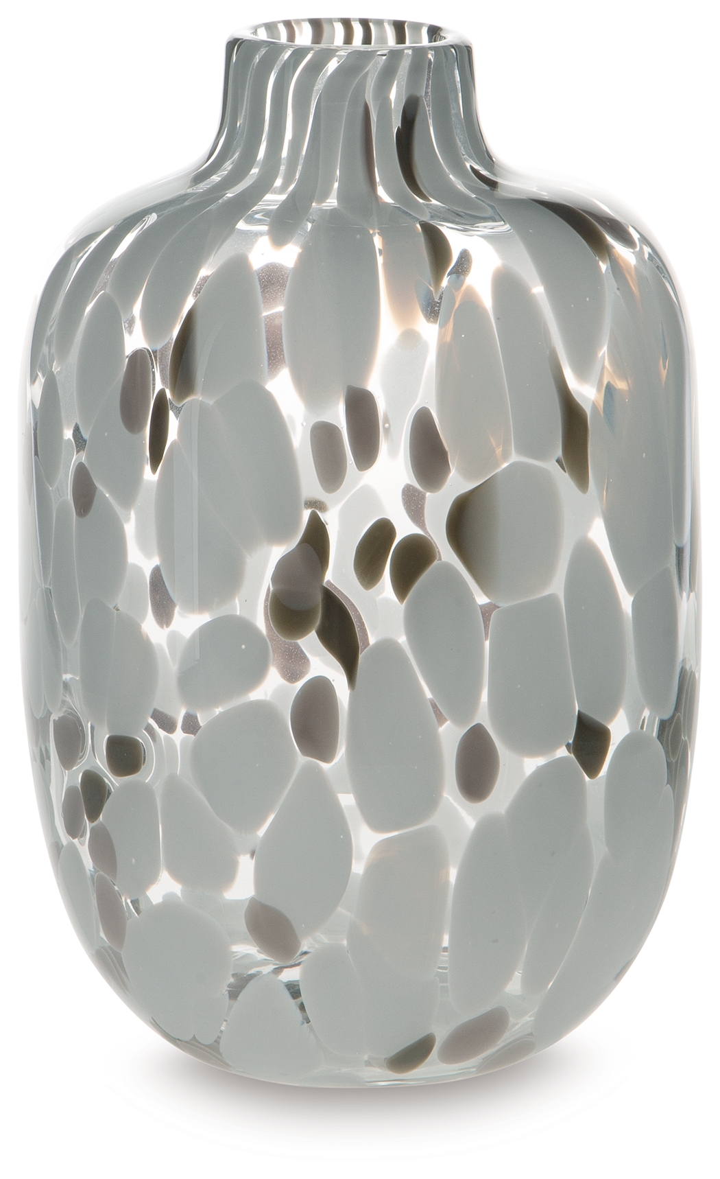 Ashley Furniture Keelton White Taupe Pink Glass Vase