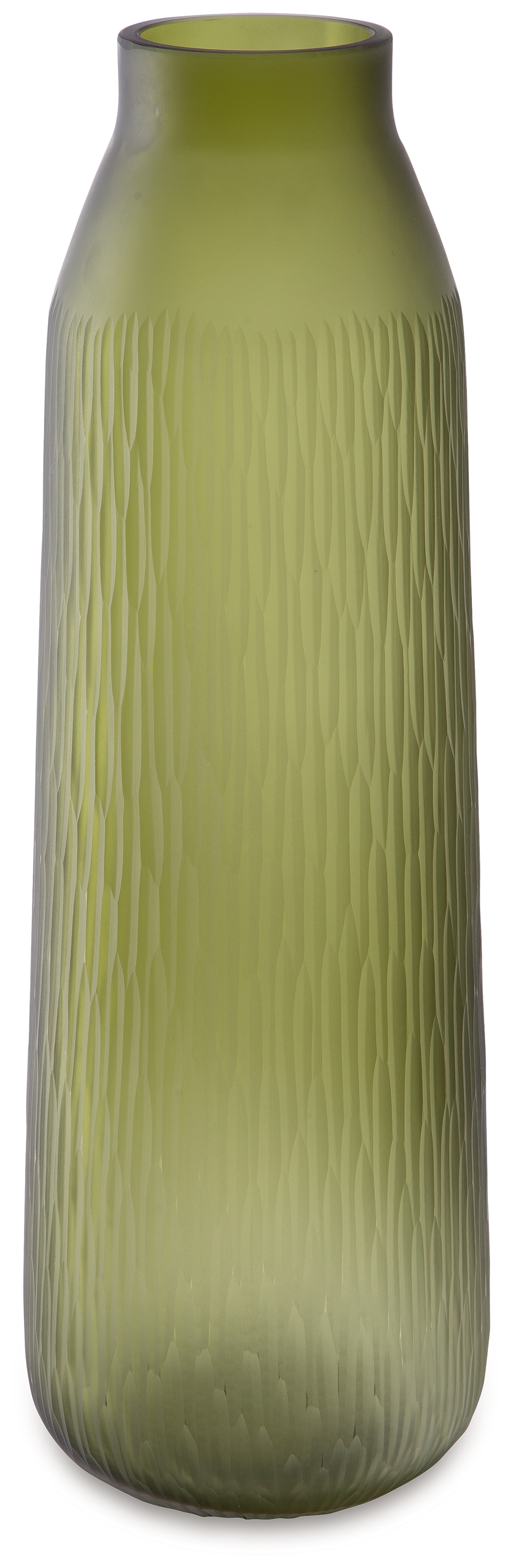 Ashley Furniture Scottyard Olive Green Glass Vase