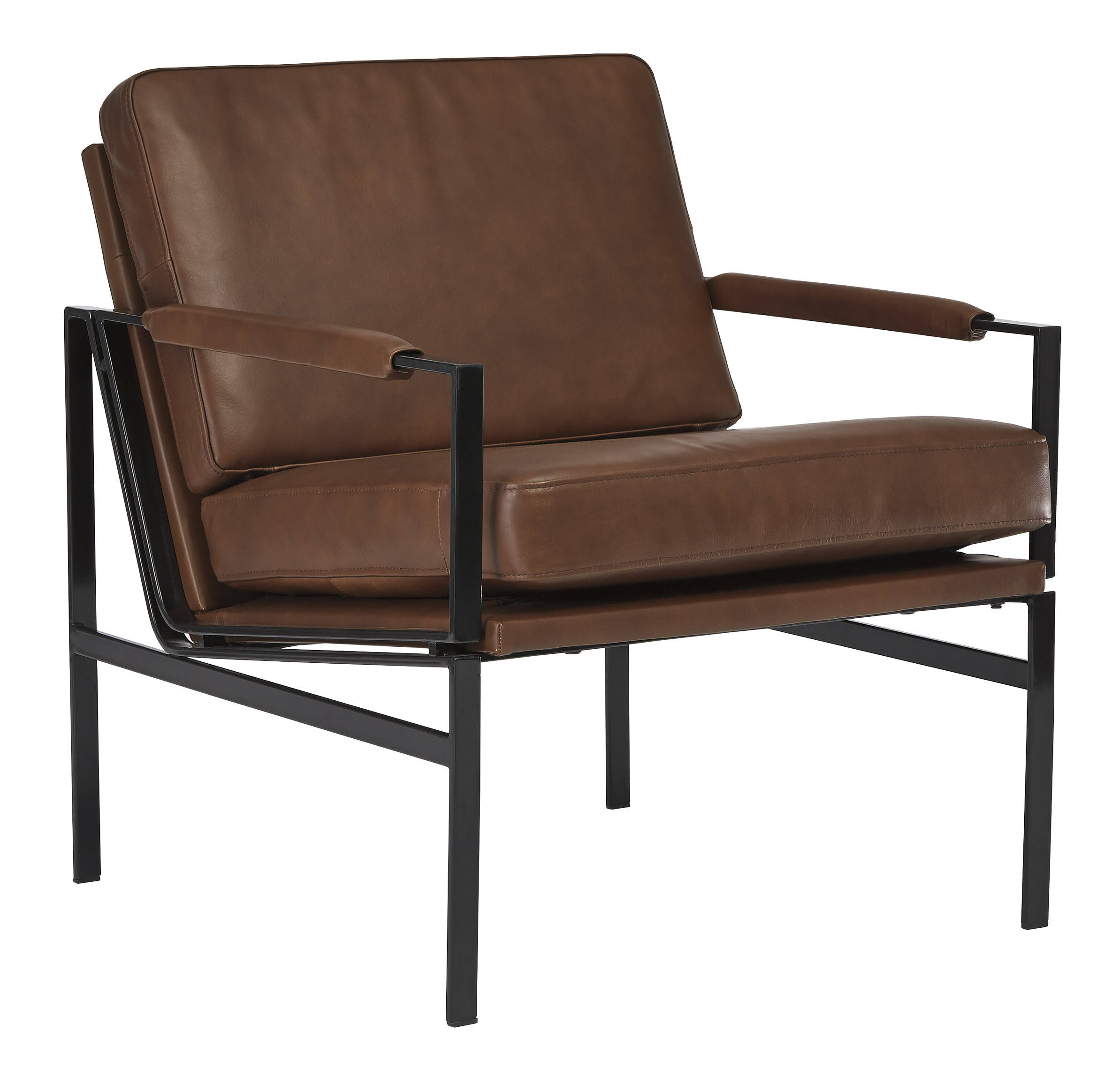Ashley Furniture Puckman Brown Silver Accent Chair