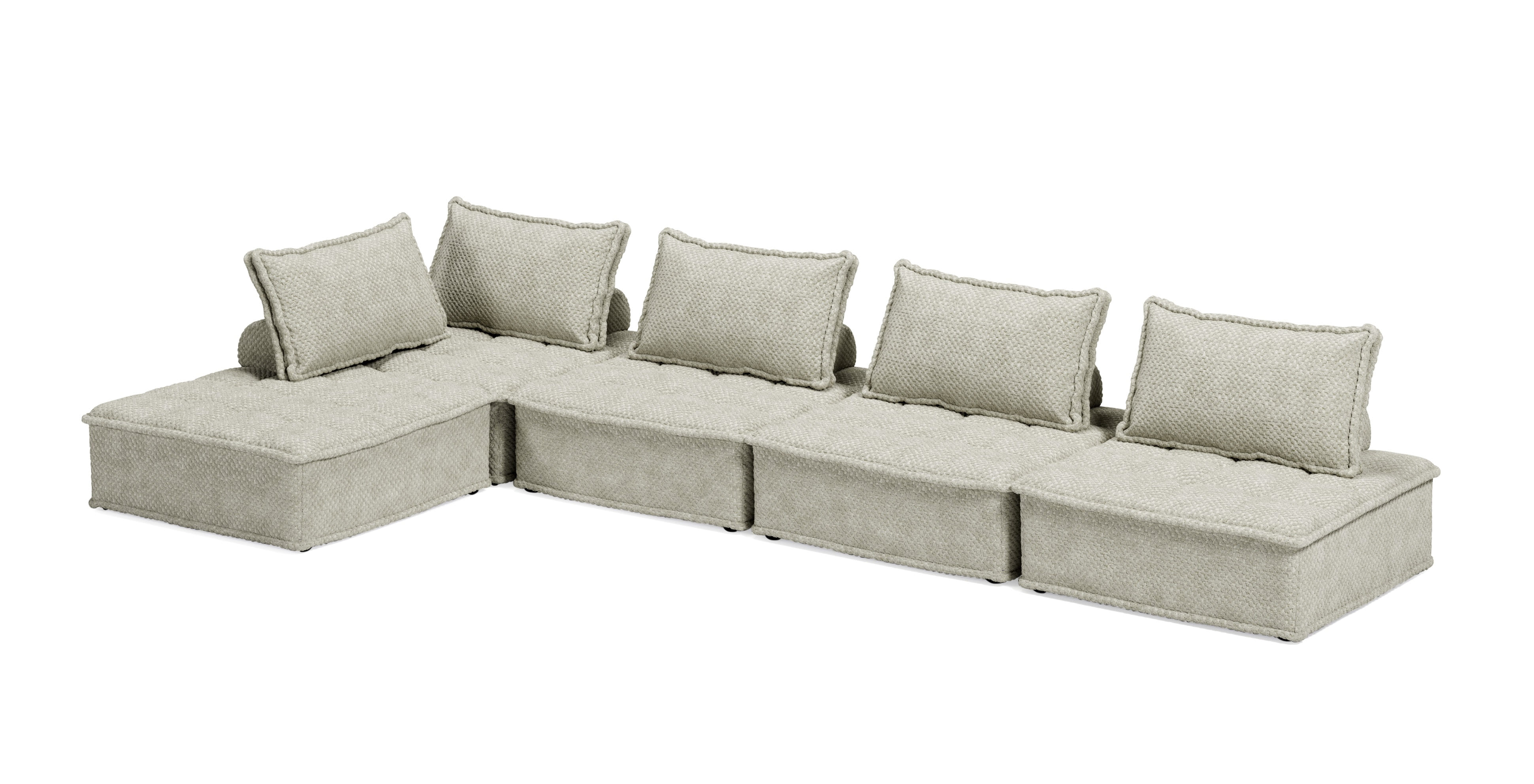 Ashley Furniture Bales Taupe 5pc Modular Seating
