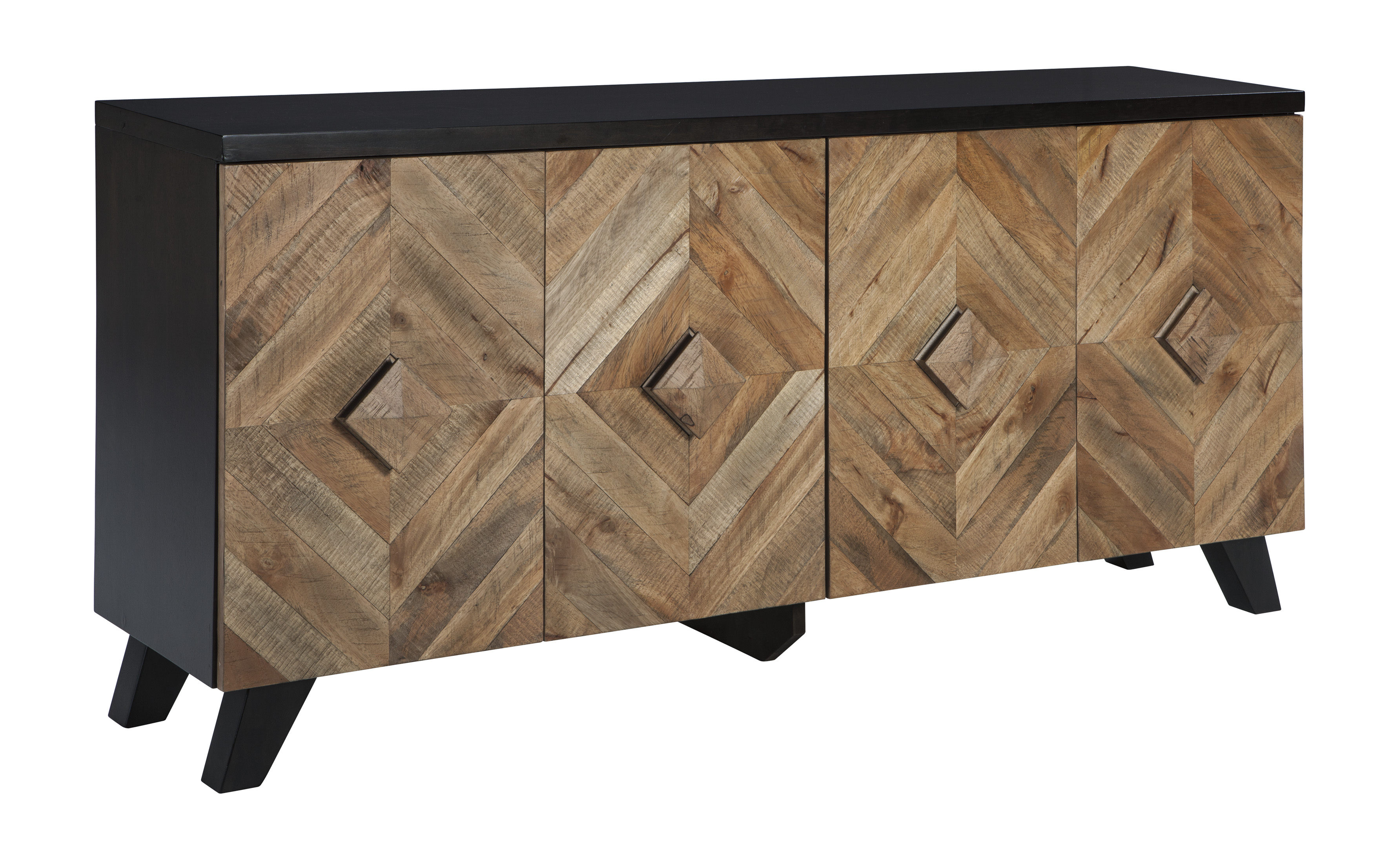 Ashley Furniture Robin Ridge Two Tone Brown Doors Accent Cabinet