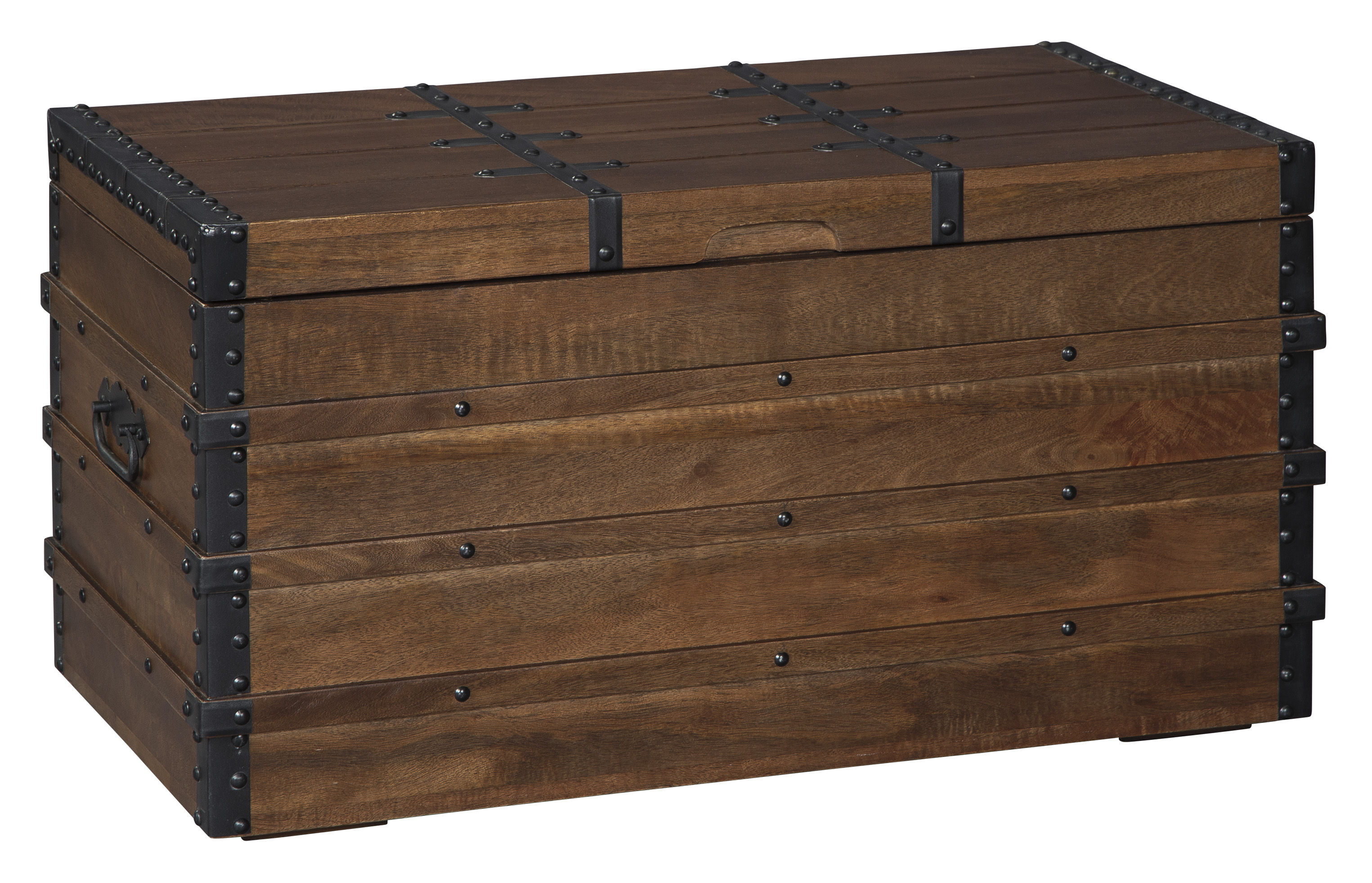 Ashley Furniture Kettleby Casual Brown Storage Trunk