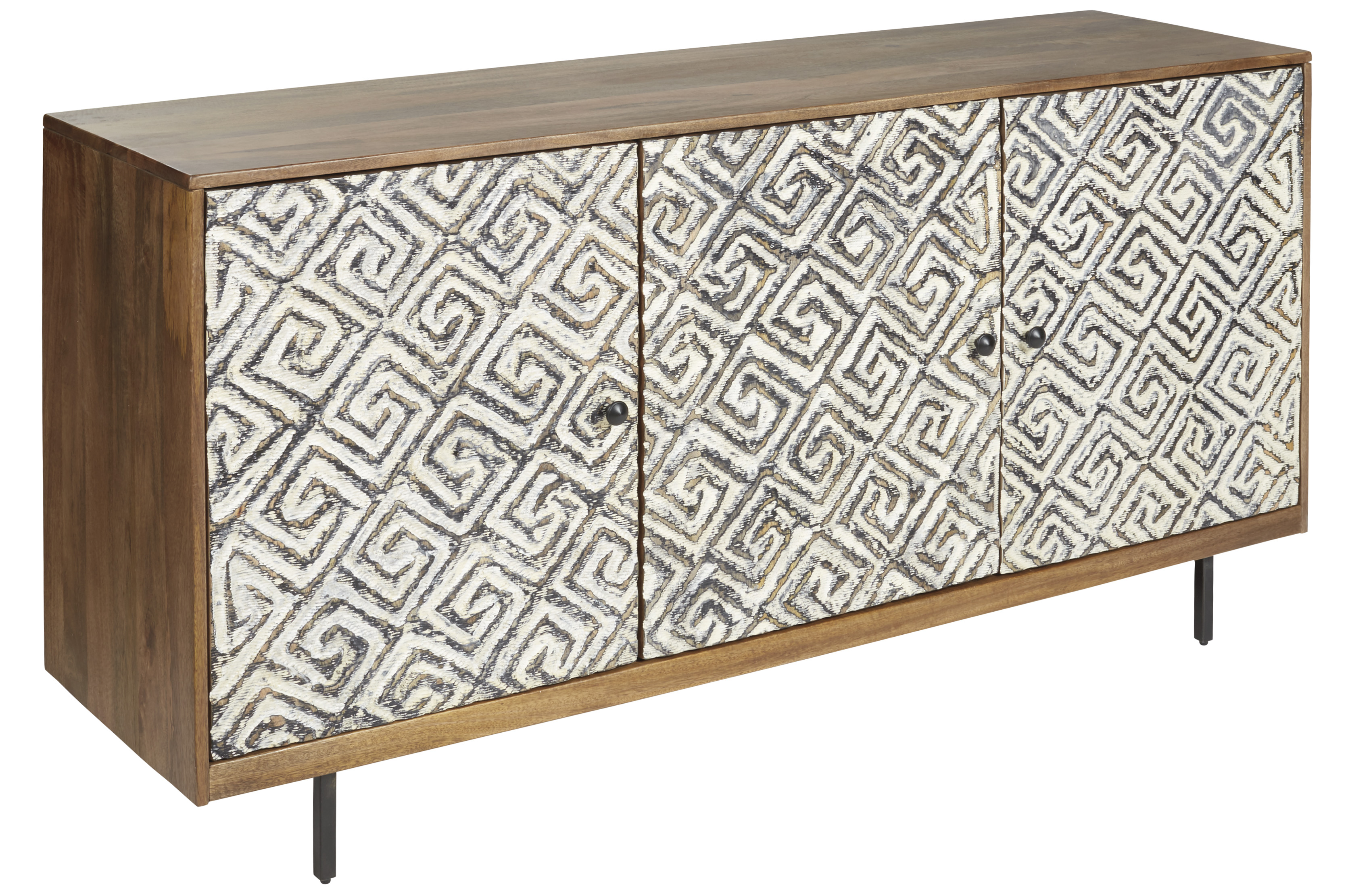 Ashley Furniture Kerrings Brown Accent Cabinet