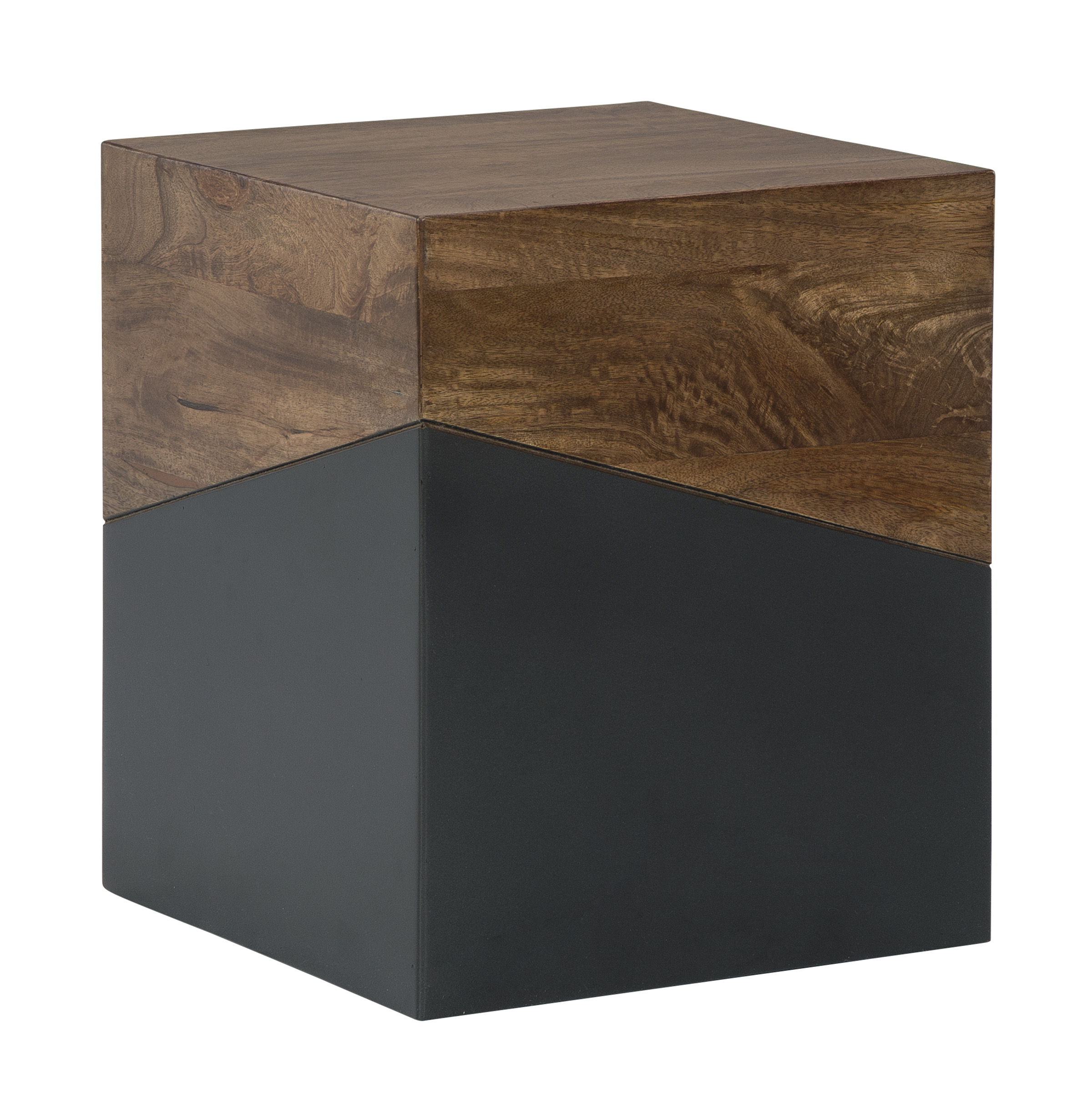 Ashley Furniture Trailbend Brown Gunmetal Accent Table
