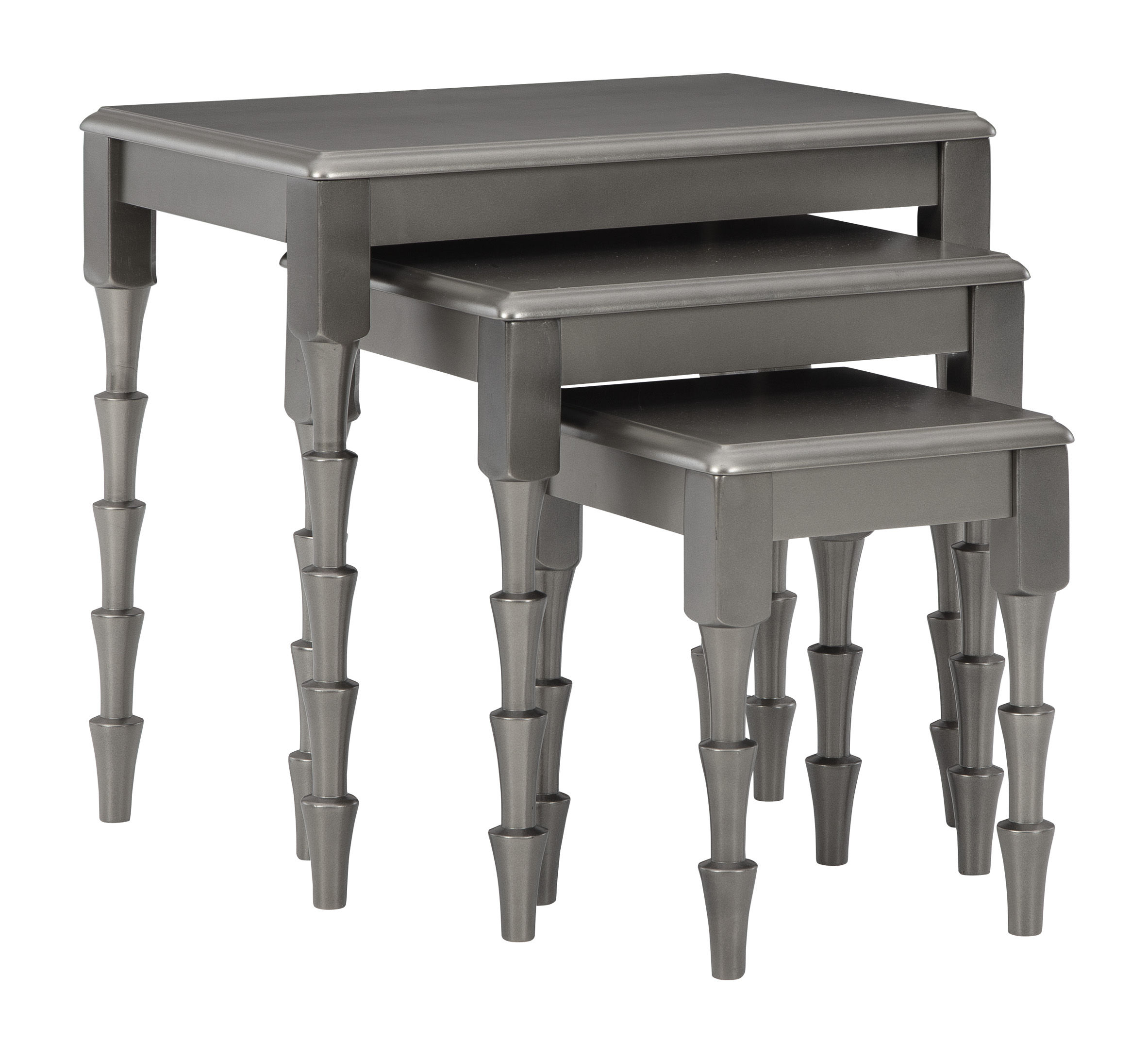 Ashley Furniture Larkendale Metallic Gray 3pc Accent Table Set