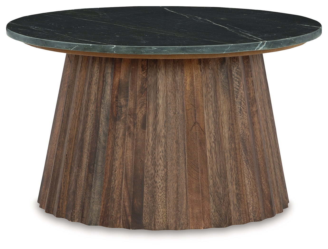 Ashley Furniture Ceilby Black Brown Accent Cocktail Table