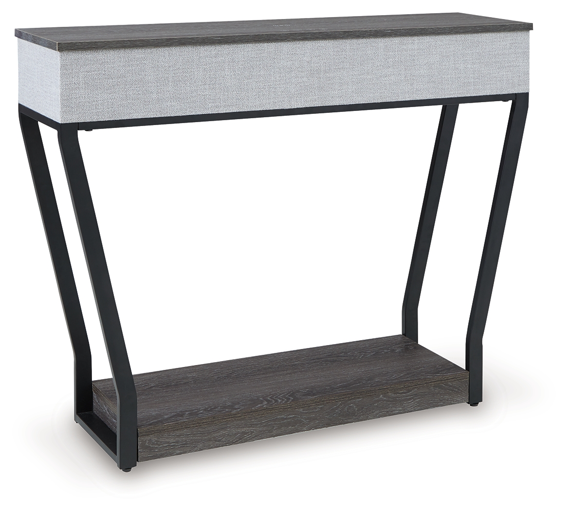 Ashley Furniture Sethlen Gray Black Console Sofa Table