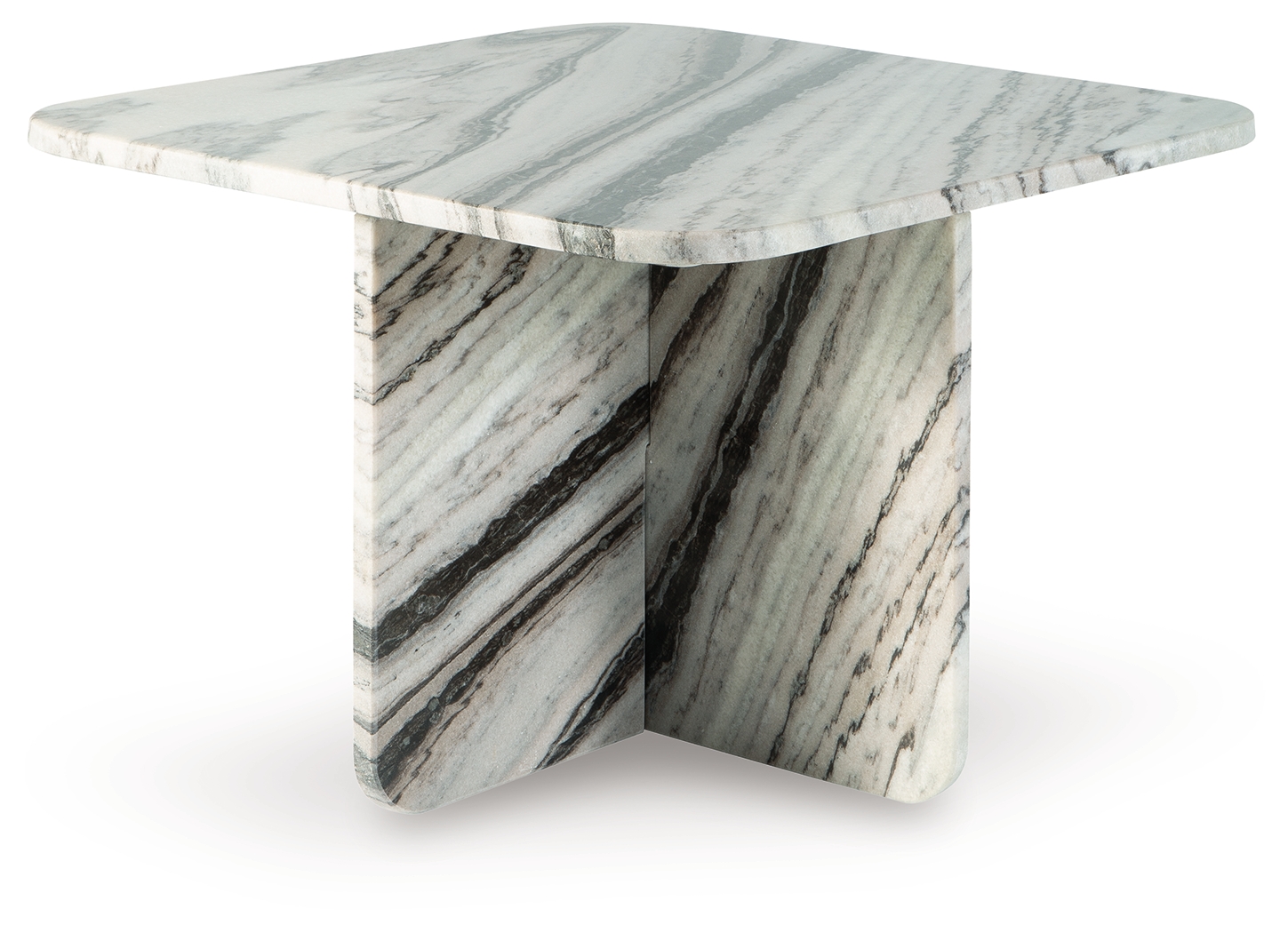 Ashley Furniture Baretton Black White Taupe Accent Cocktail Table