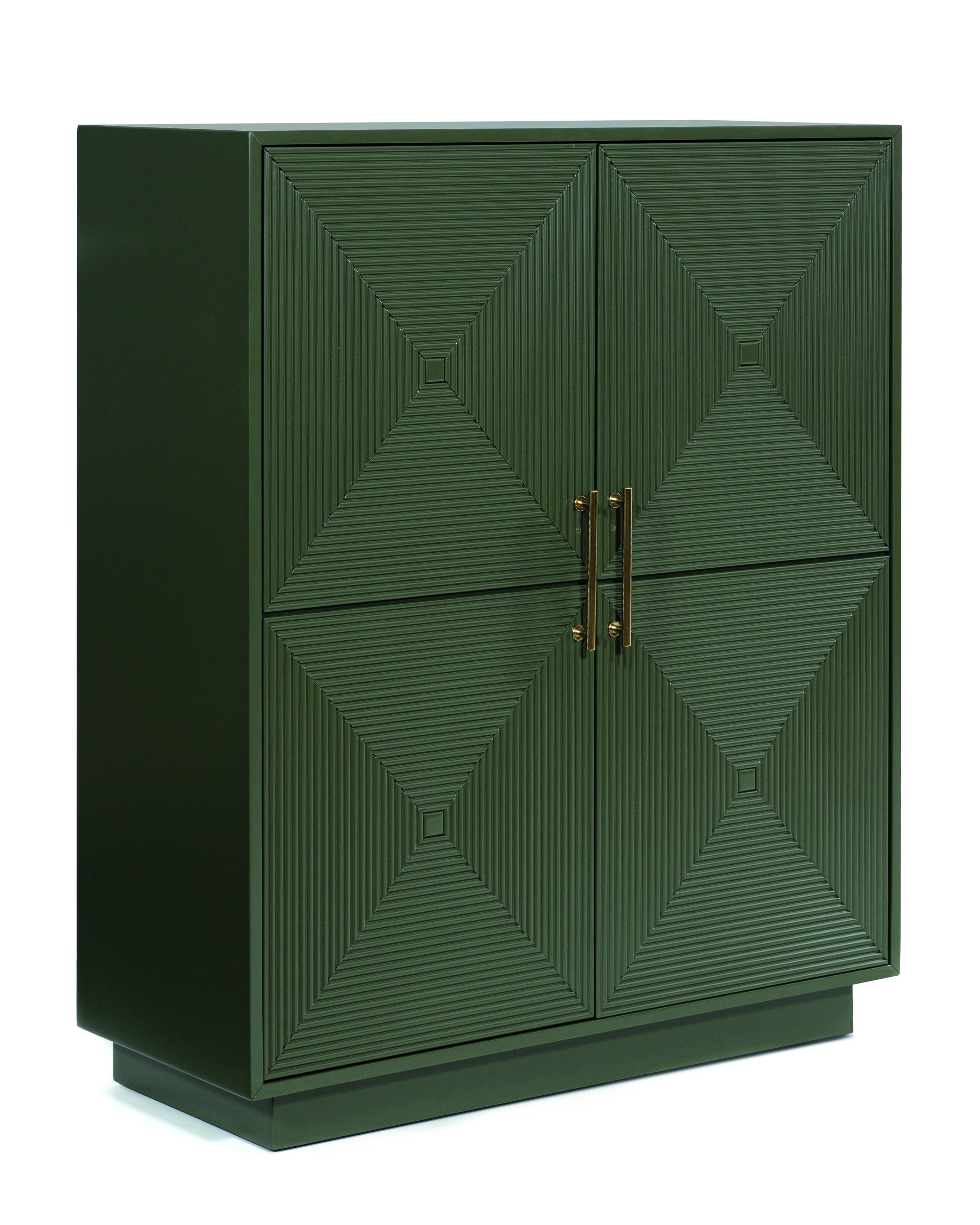 Ashley Furniture Geirwood Dark Green Accent Cabinet