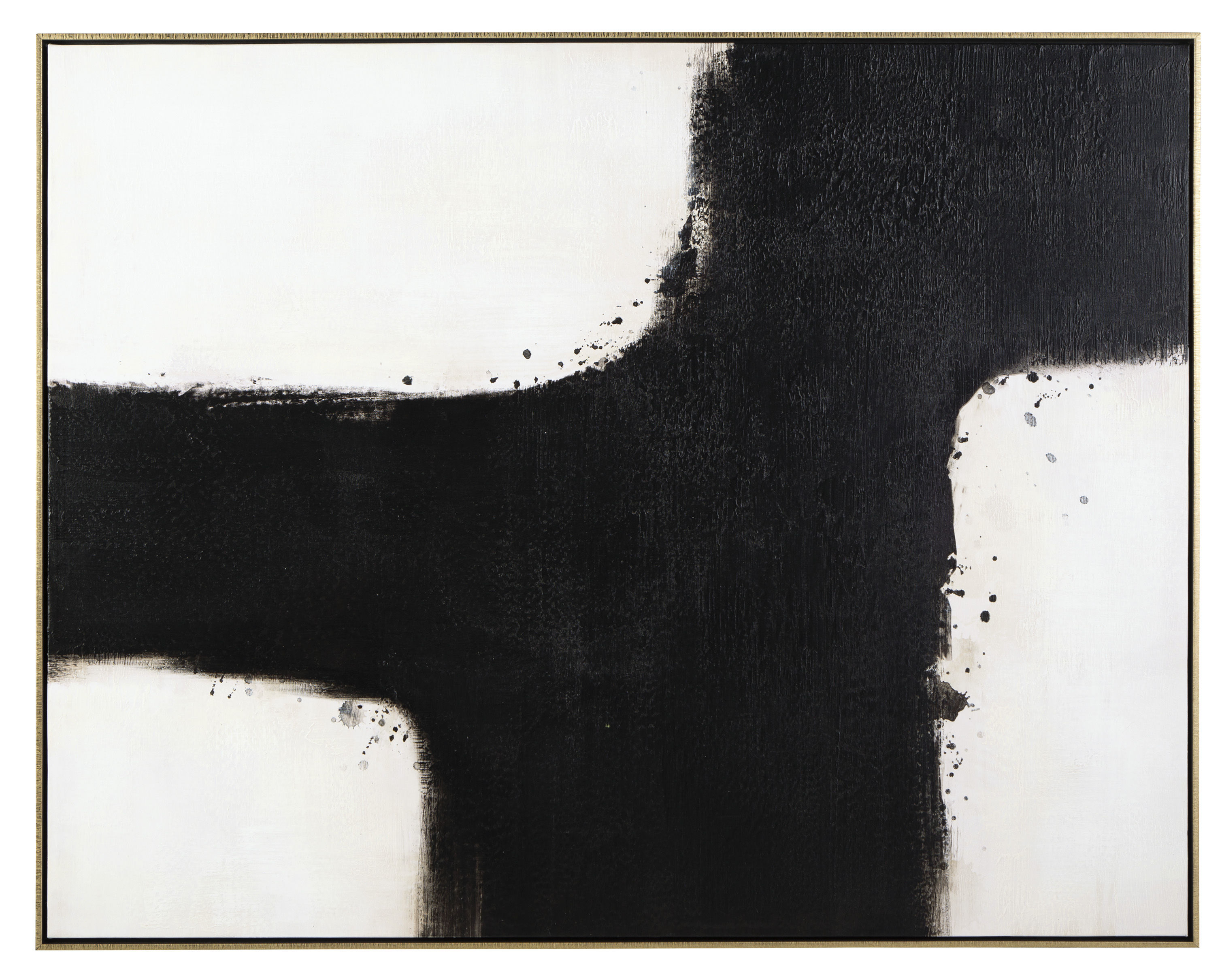 Ashley Furniture Reighlea Black White Wall Art