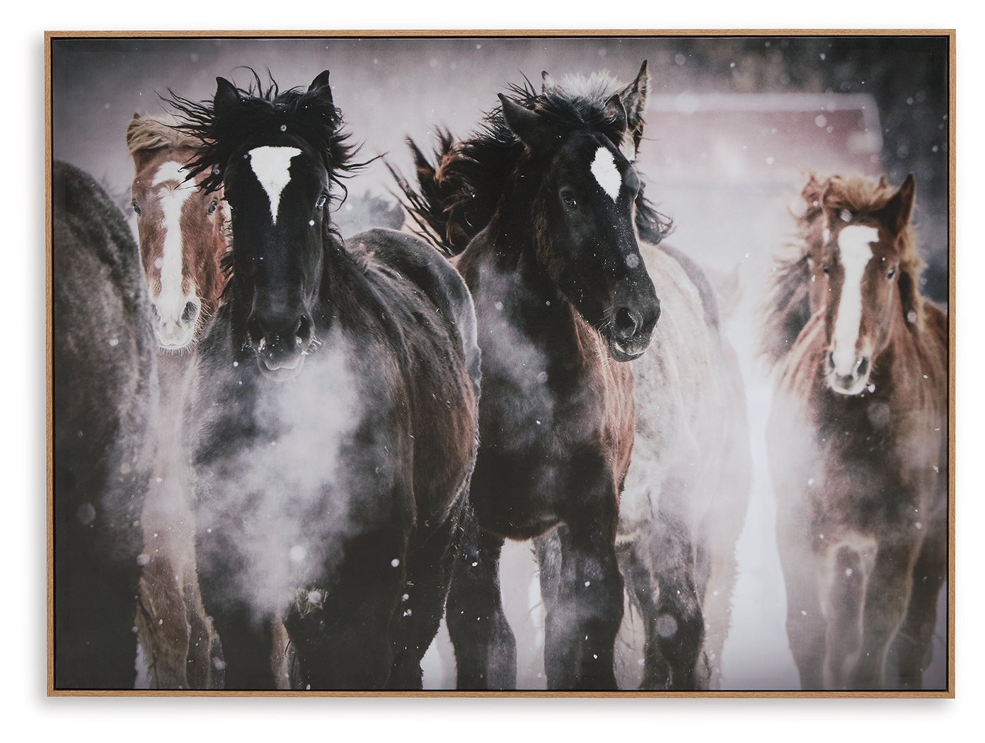Ashley Furniture Chaseburn Brown Black White Wall Art
