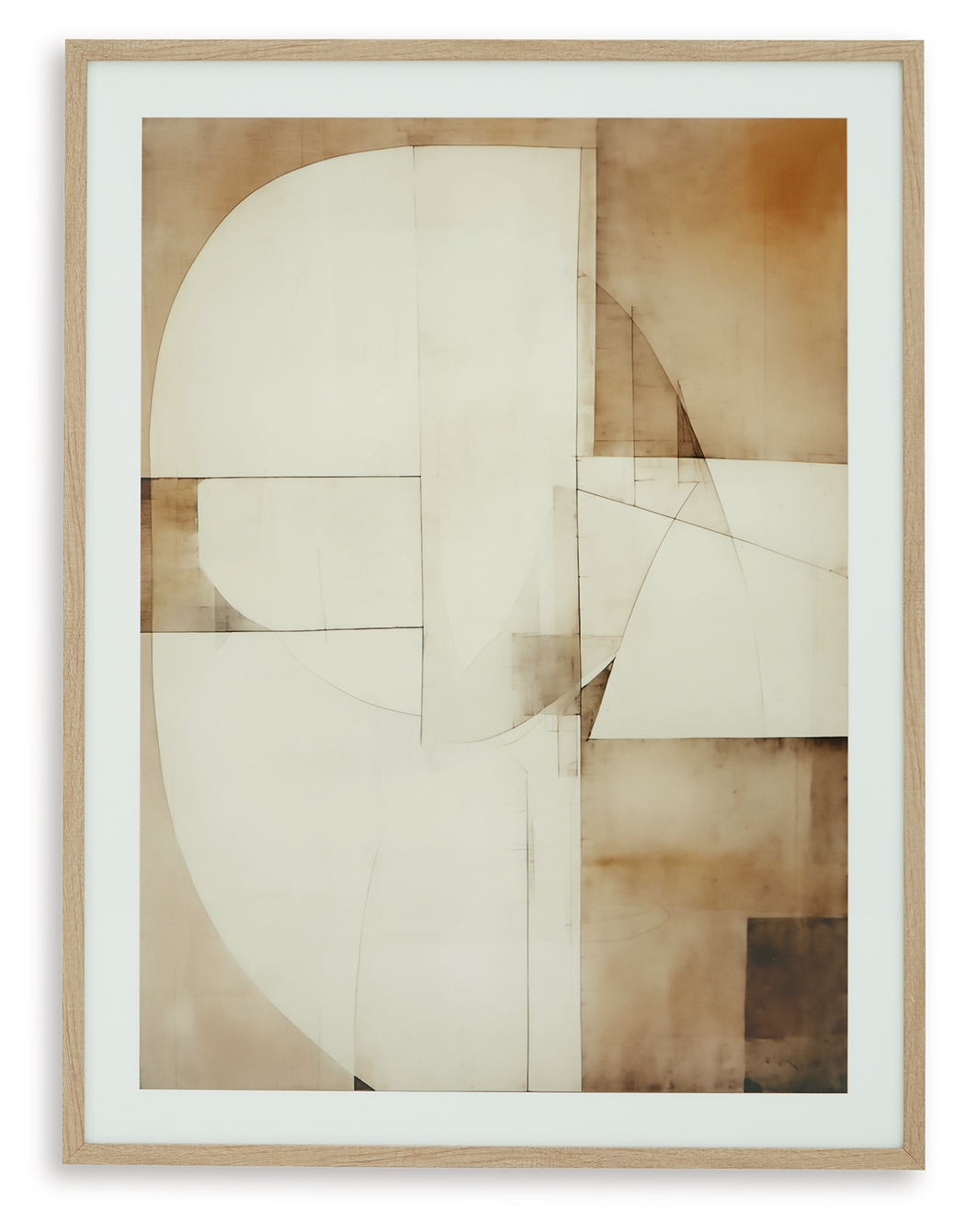 Ashley Furniture Corlain Brown Tan White Wall Art