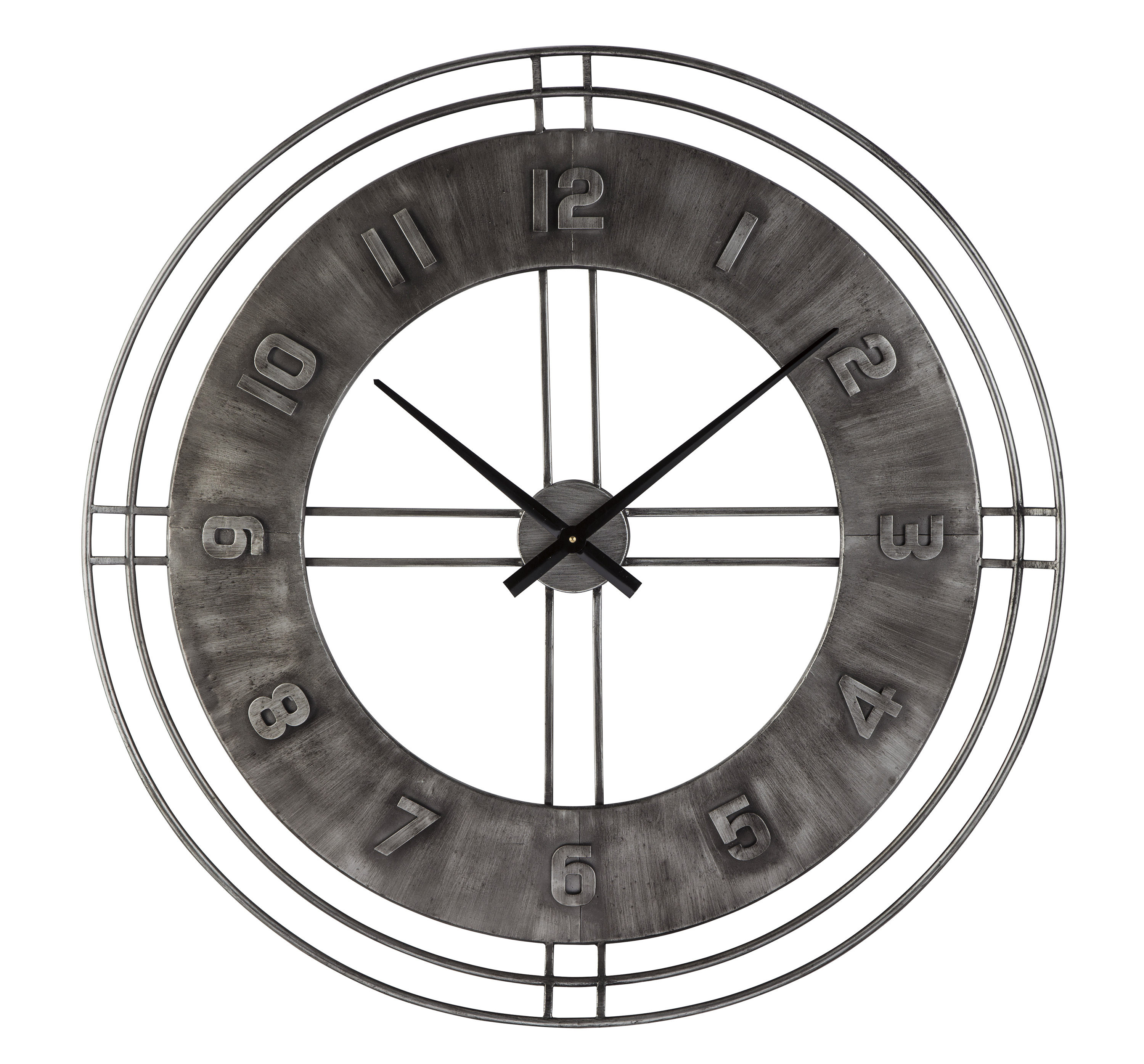 Ashley Furniture Ana Sofia Antique Gray Wall Clock