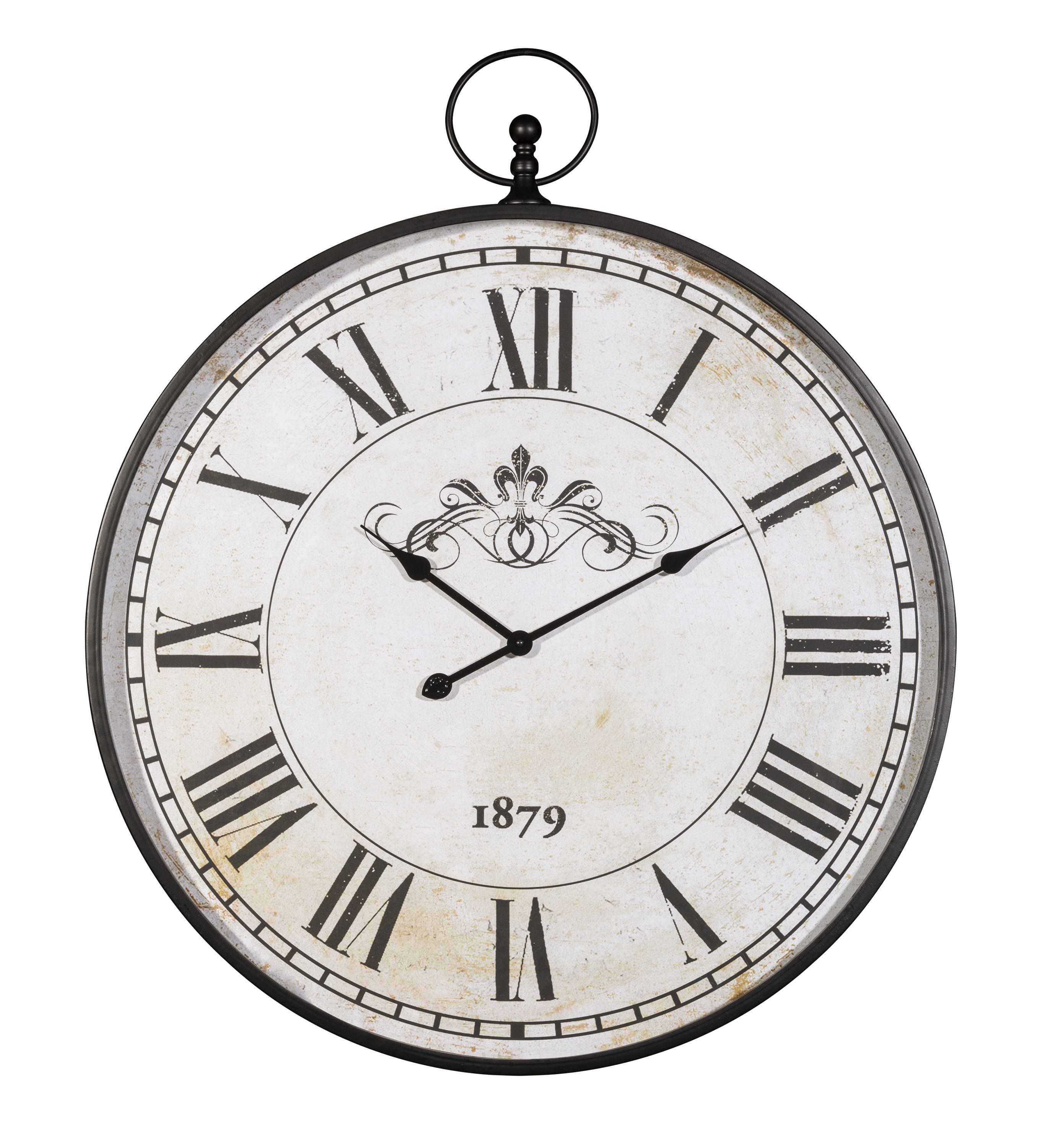 Ashley Furniture Augustina Antique Black Wall Clock