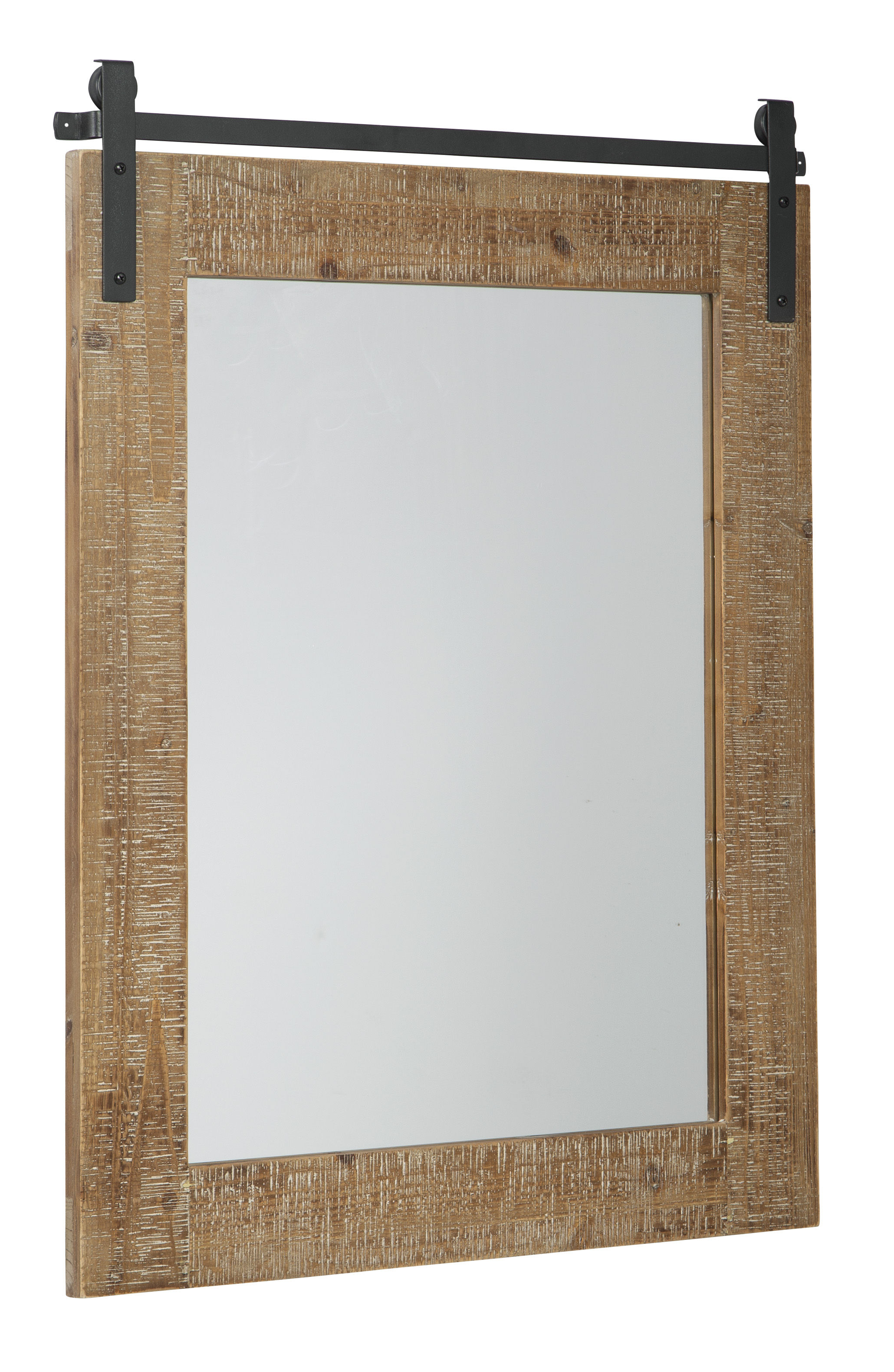 Ashley Furniture Lanie Antique Brown Accent Mirror