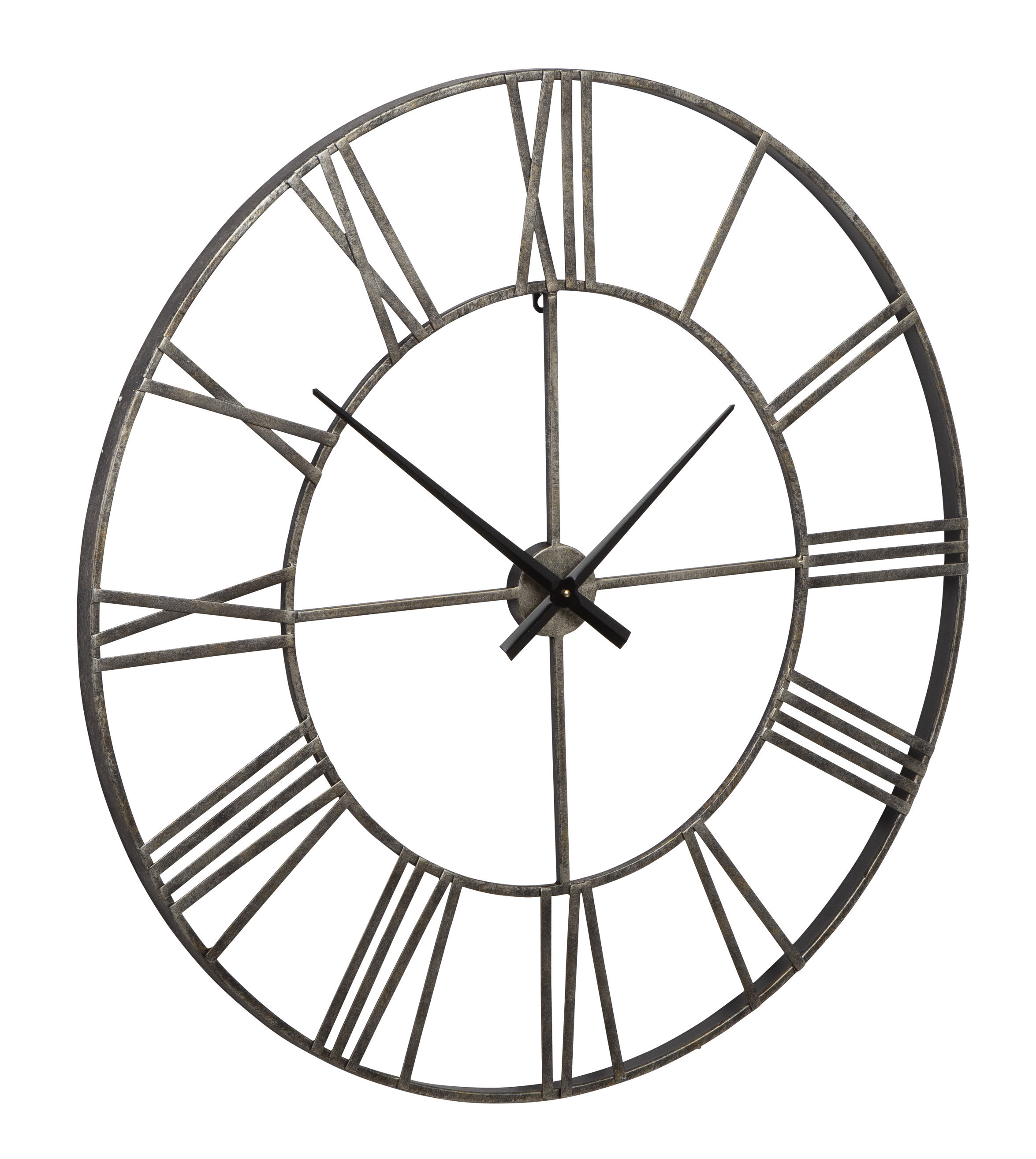 Ashley Furniture Paquita Antique Silver Wall Clock