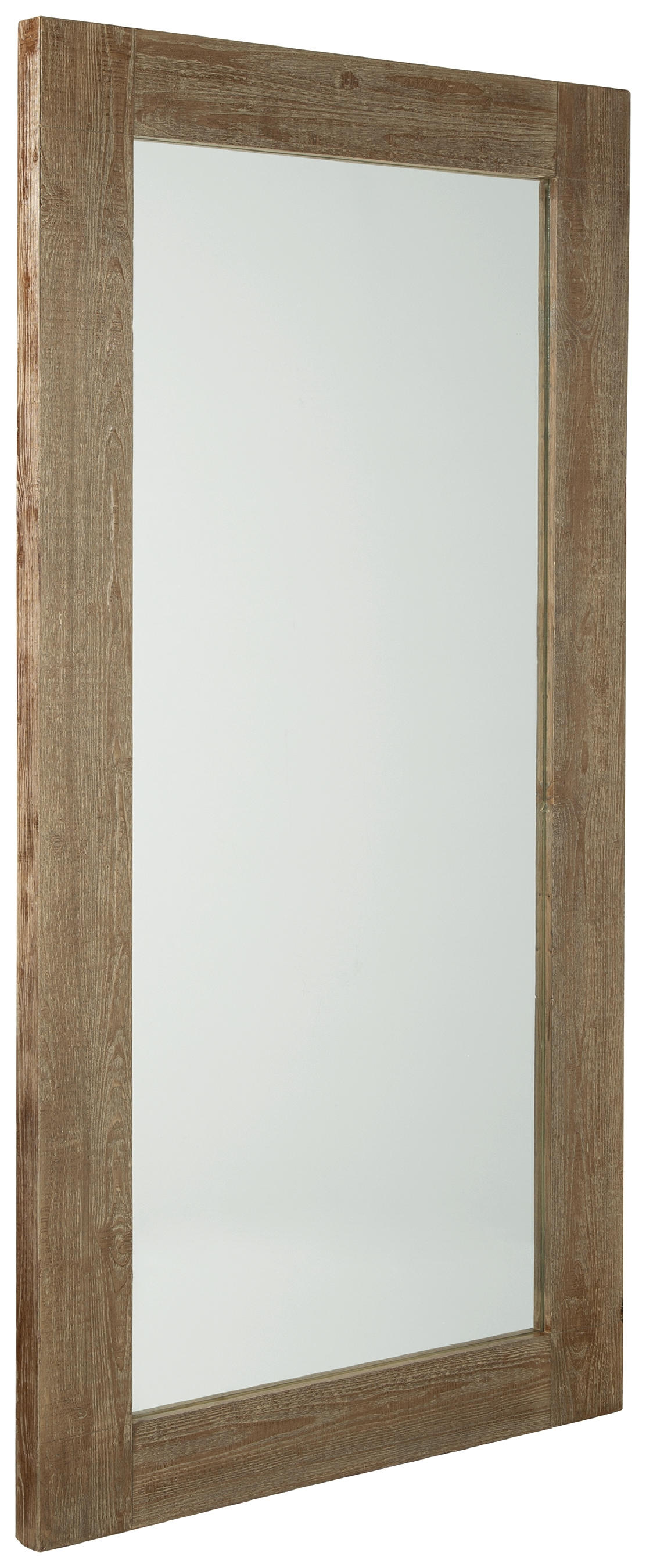 Ashley Furniture Waltleigh Distressed Brown Floor Mirror
