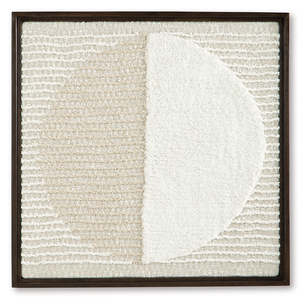 Ashley Furniture Bachard Tan White Wall Decor