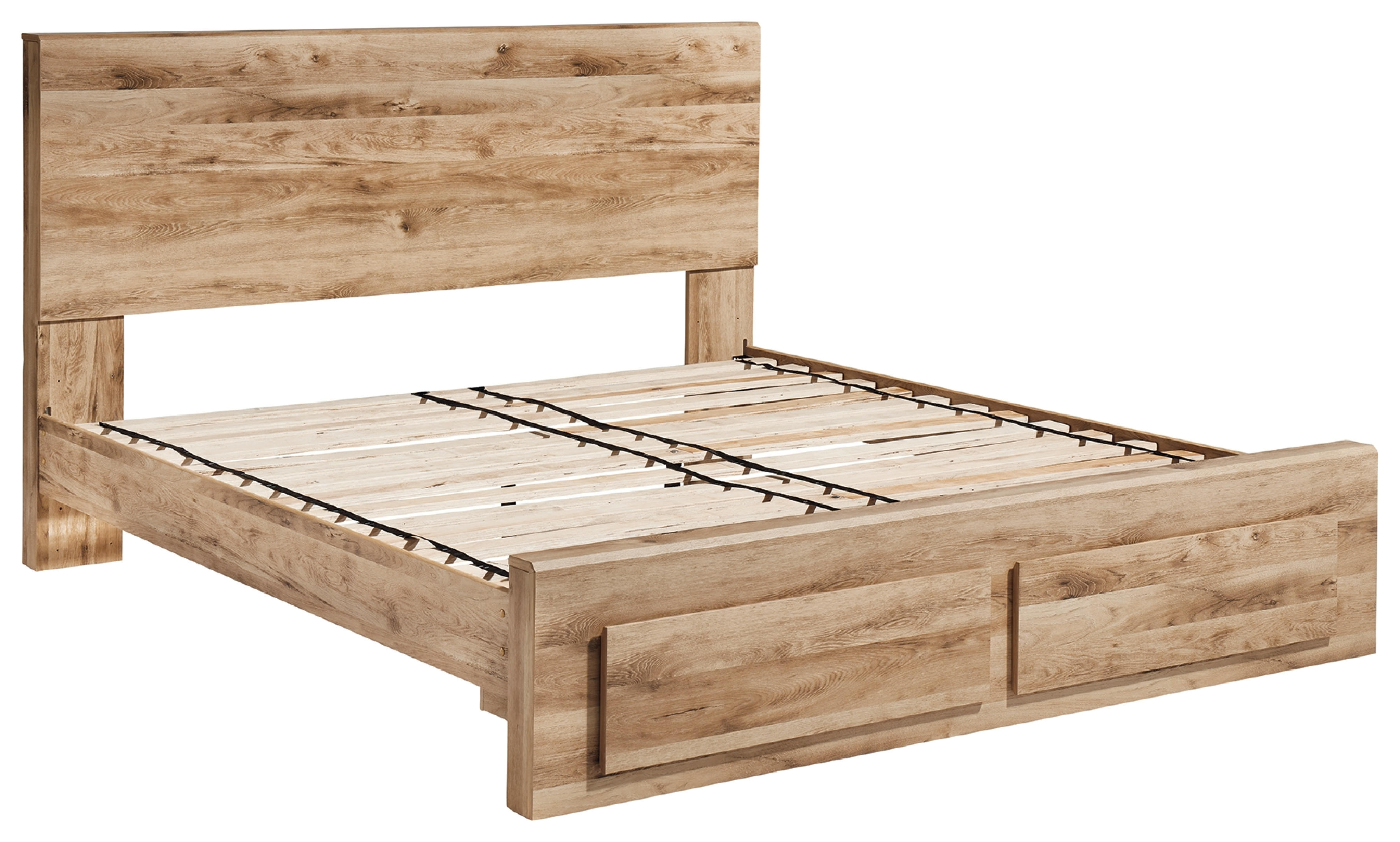 Ashley Furniture Hyanna Tan King Panel Storage Bed