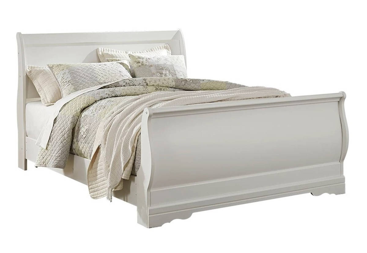 Ashley Furniture Anarasia White Queen Sleigh Bed