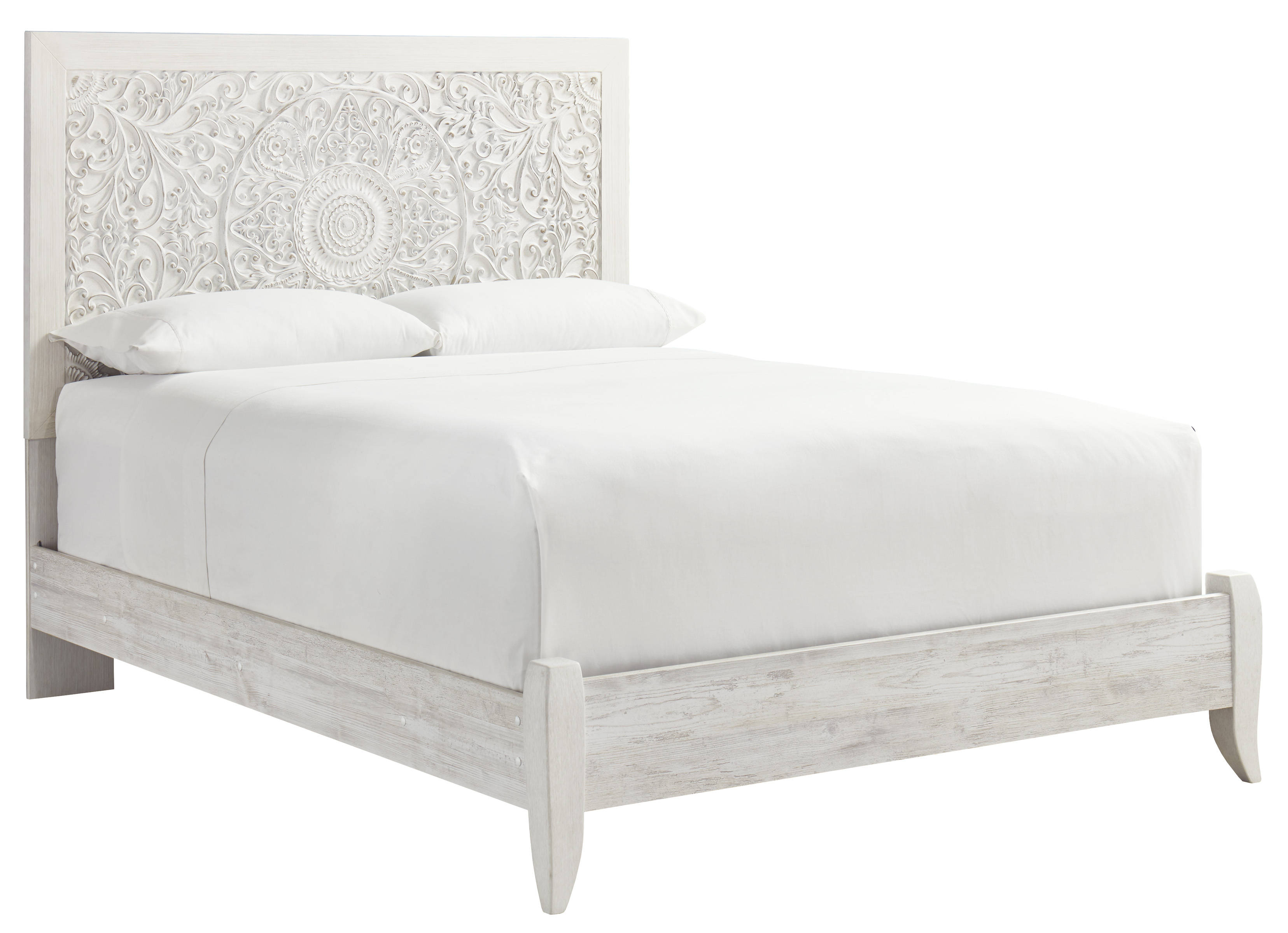 Queen Panel Footboard w/Rails