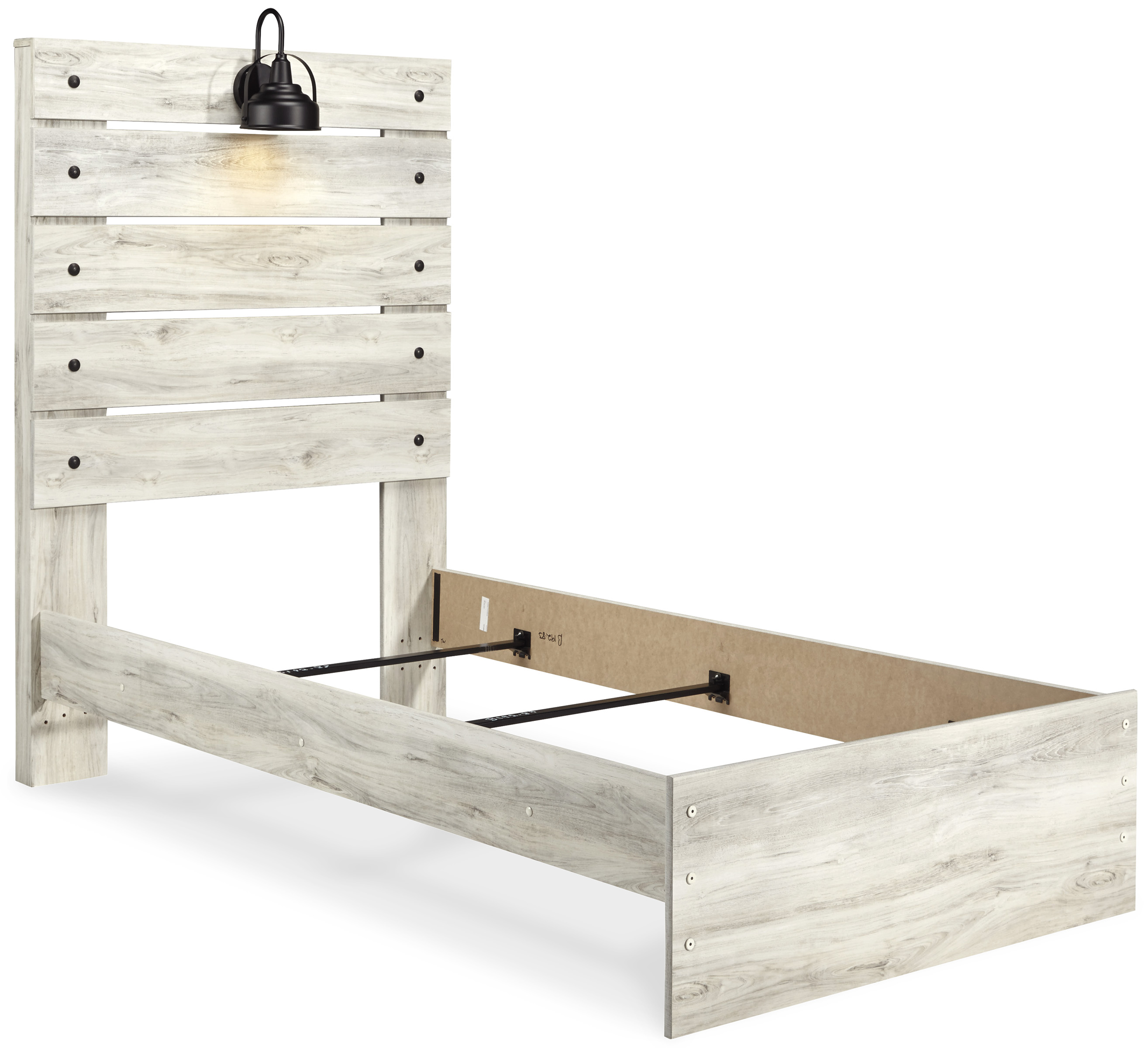 Ashley Furniture Cambeck Whitewash Twin Panel Bed