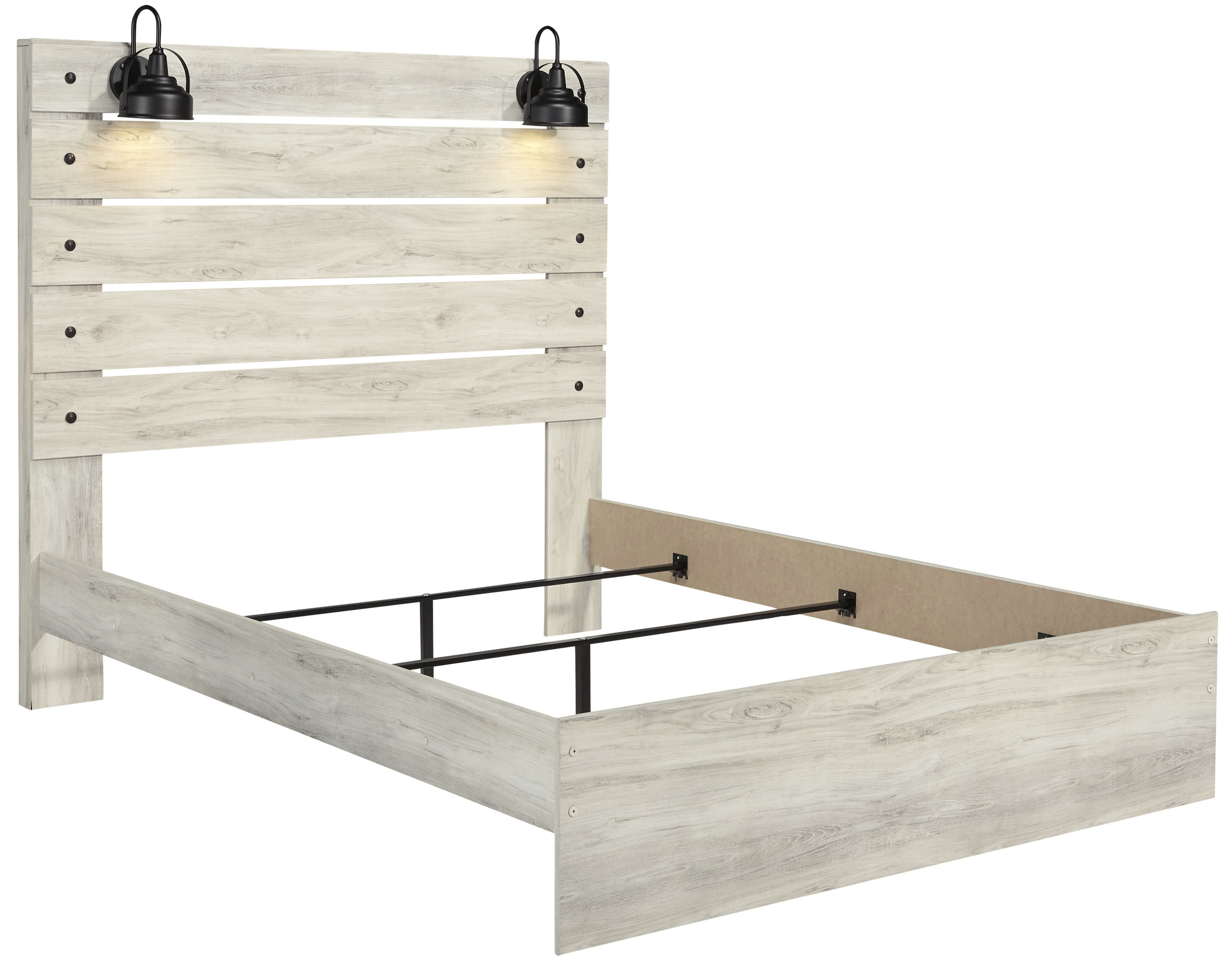 Ashley Furniture Cambeck Whitewash Queen Panel Bed