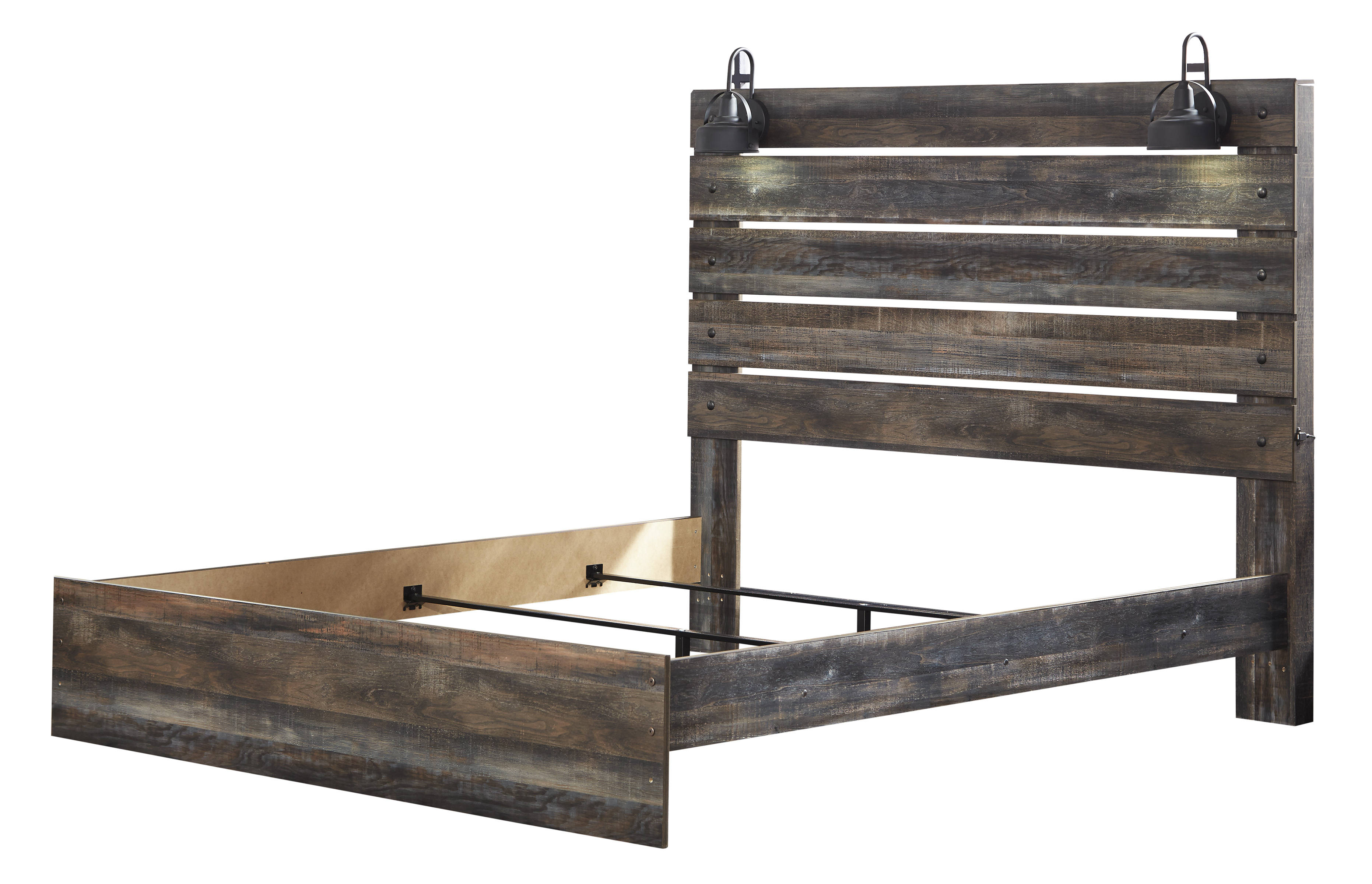 Ashley Furniture Drystan Casual Multi Wood King Panel Bed
