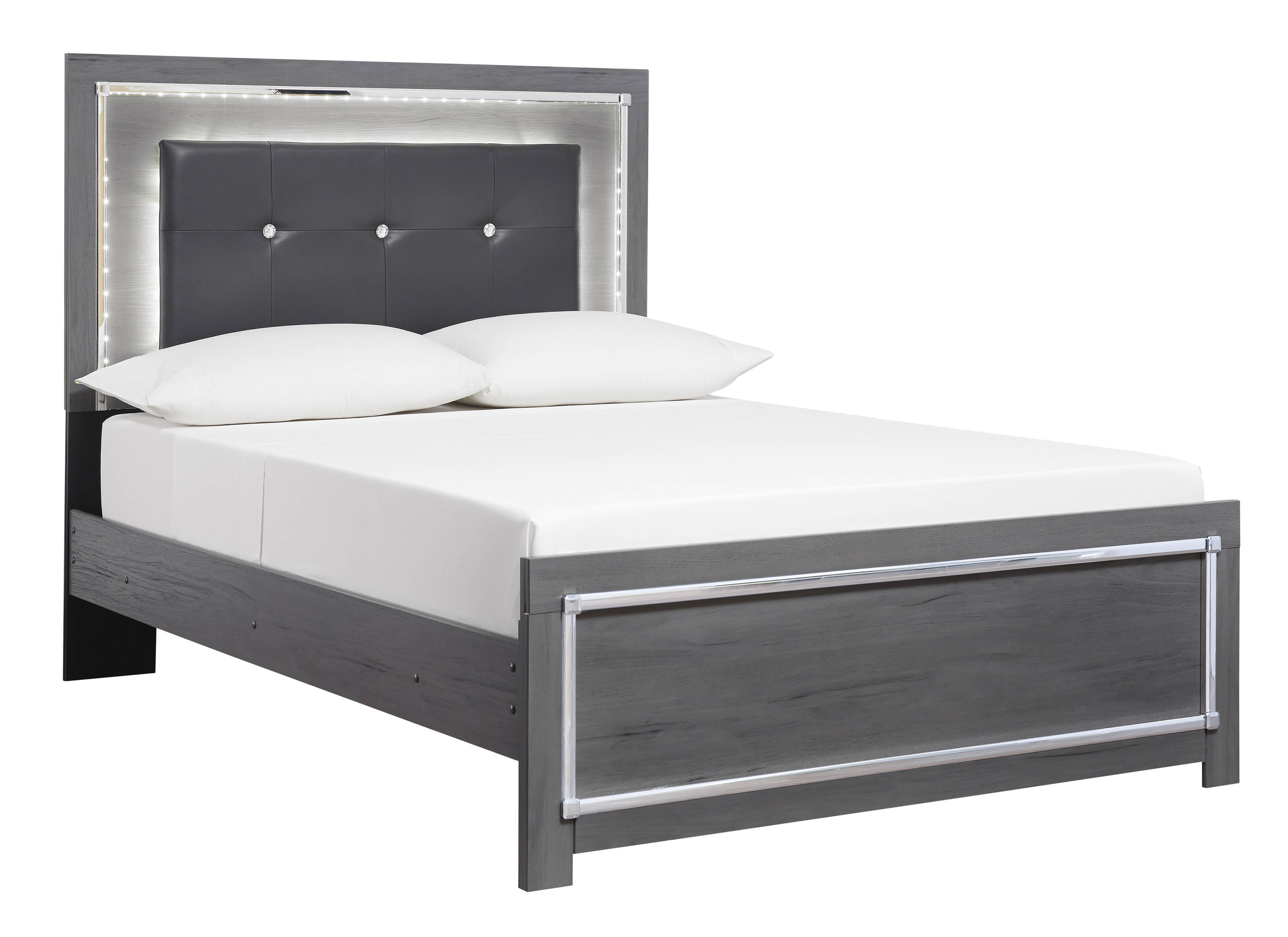 Ashley Furniture Lodanna Gray Queen Panel Bed