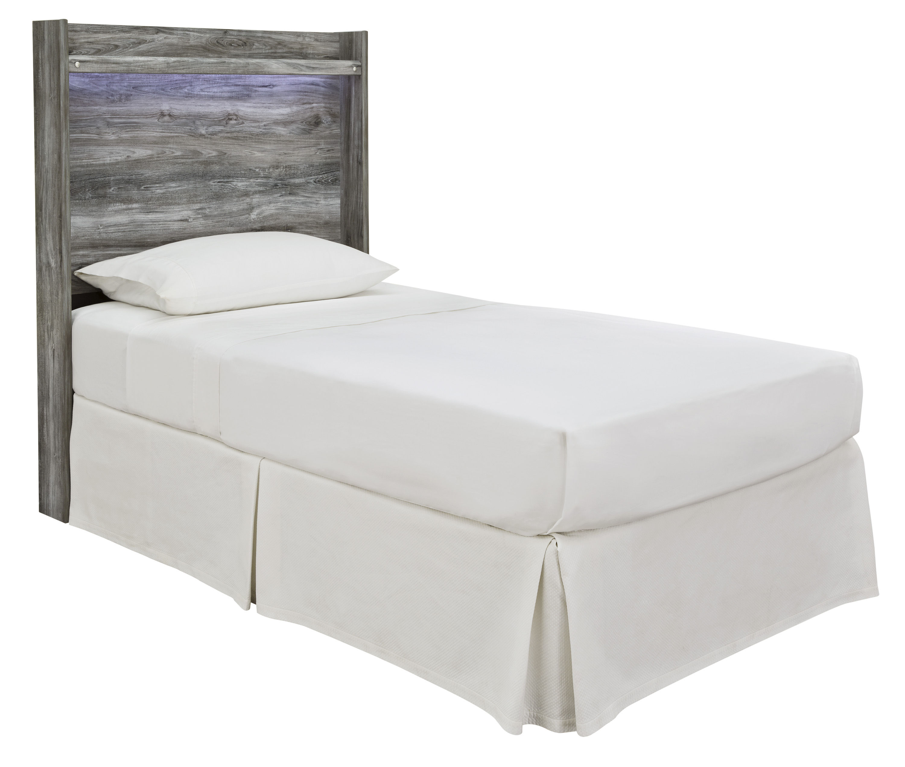 Ashley Furniture Baystorm Gray Twin Panel Headboard With Frame