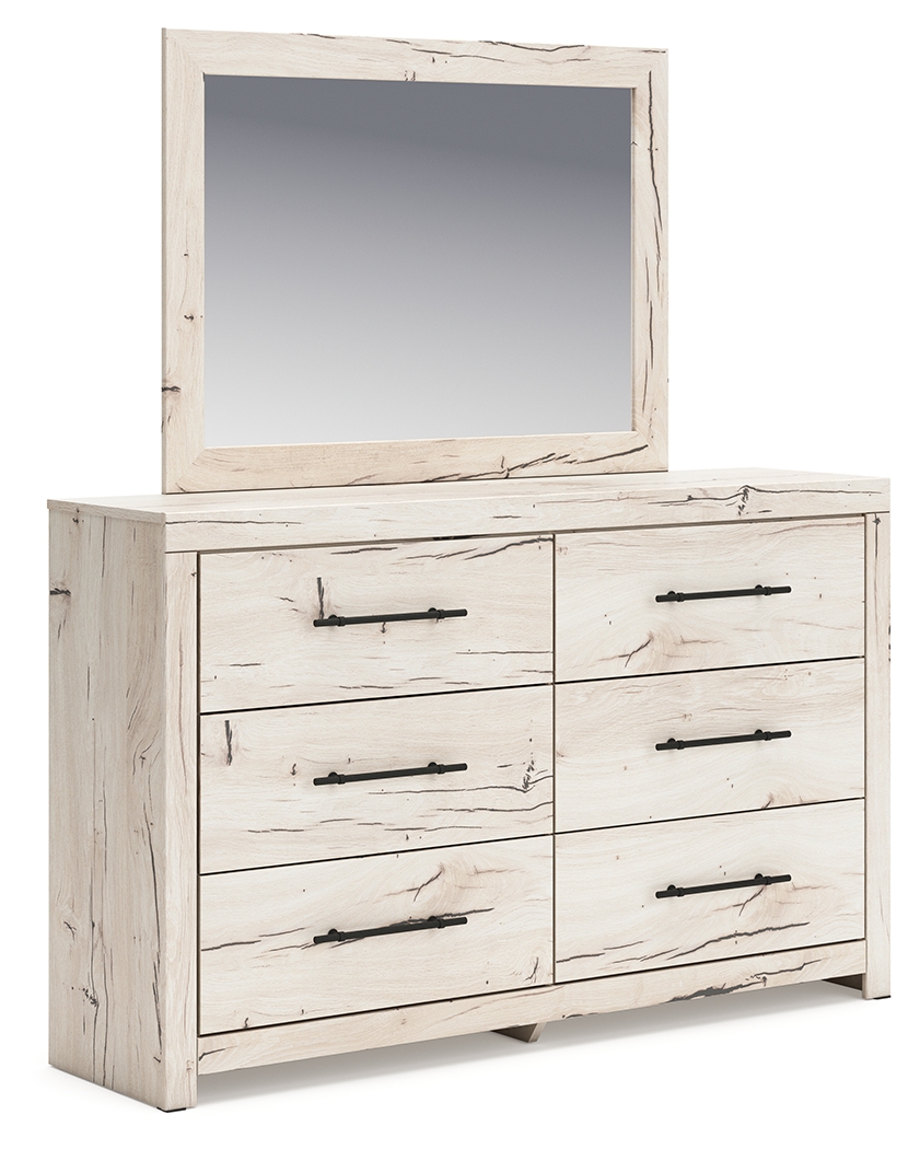 Ashley Furniture Lawroy Light Natural Dresser And Mirror