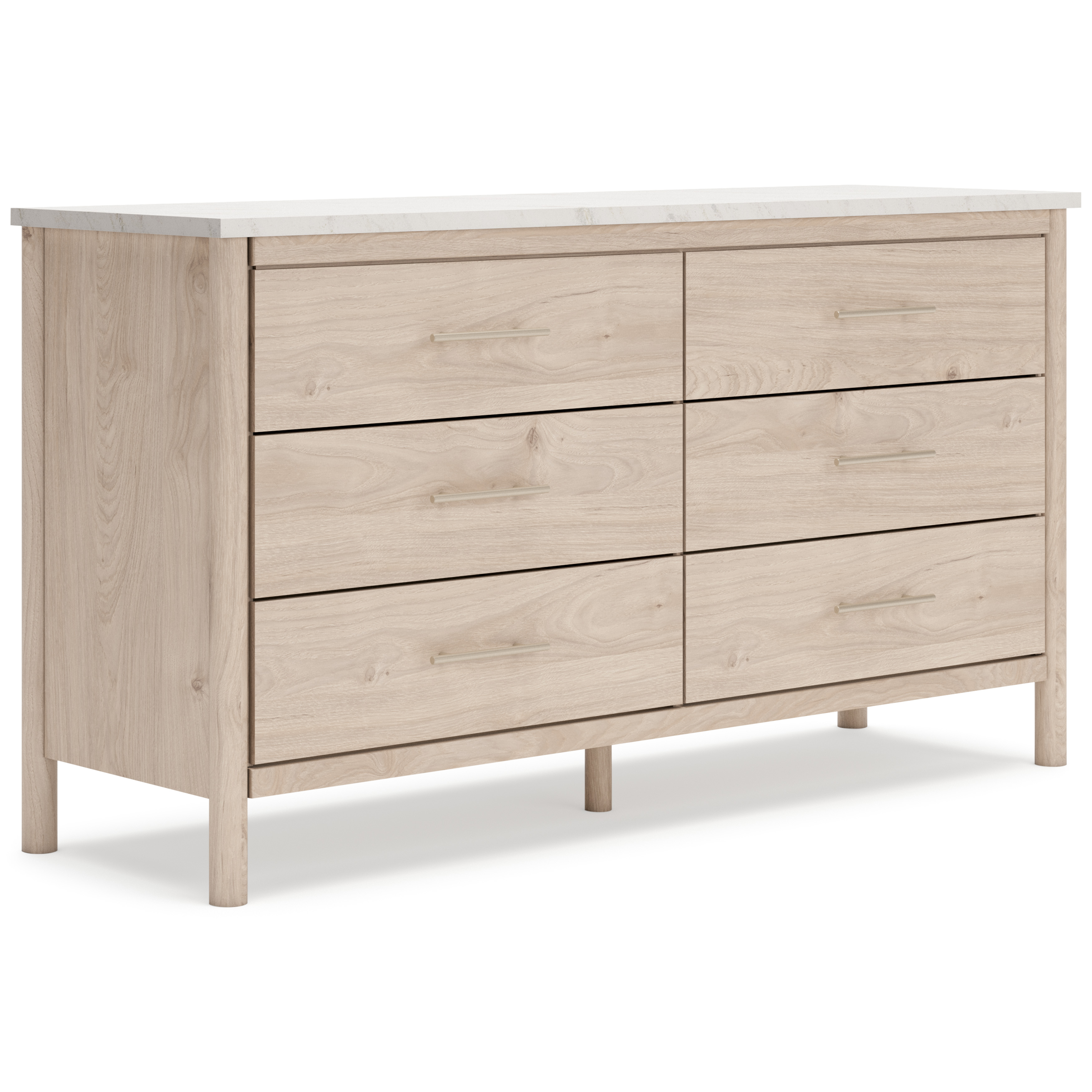 Ashley Furniture Cadmori Brown Beige Six Drawer Dresser