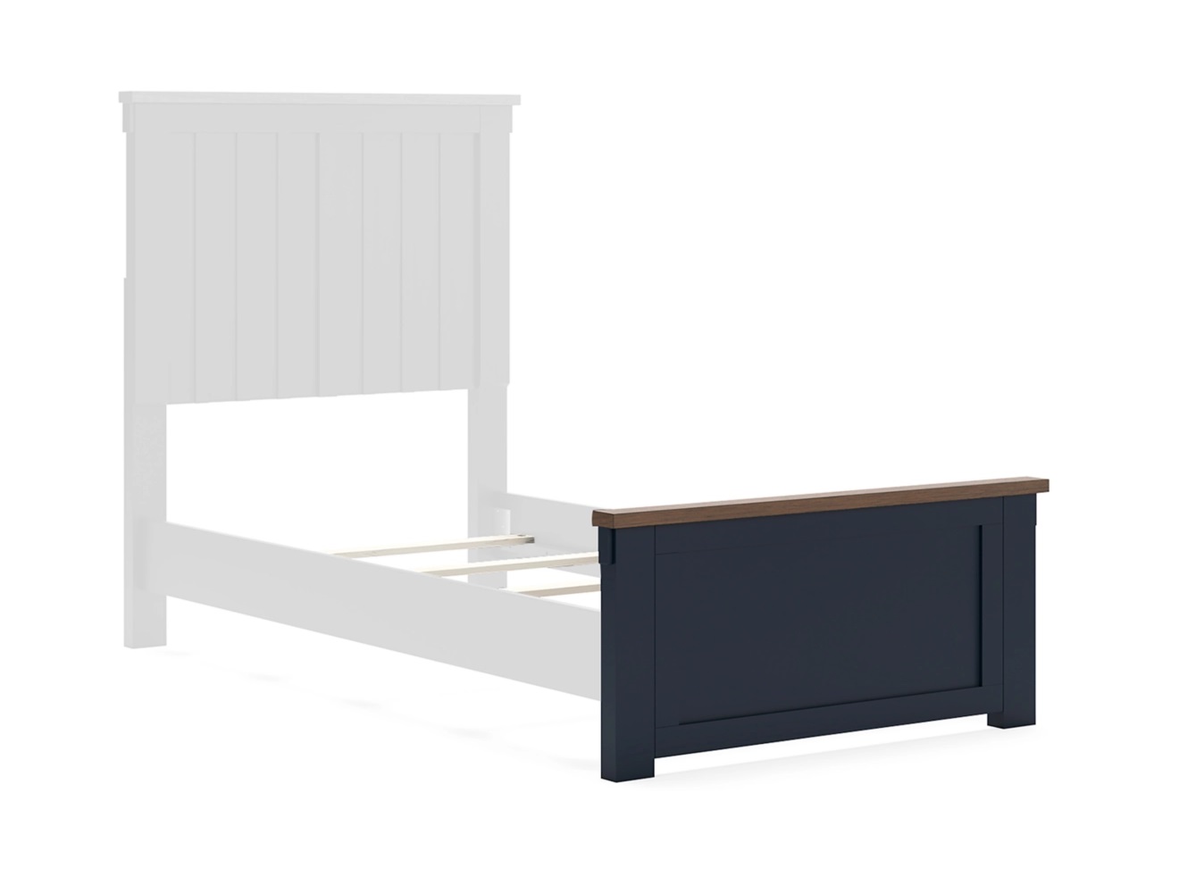 Twin Panel Footboard w/Slats