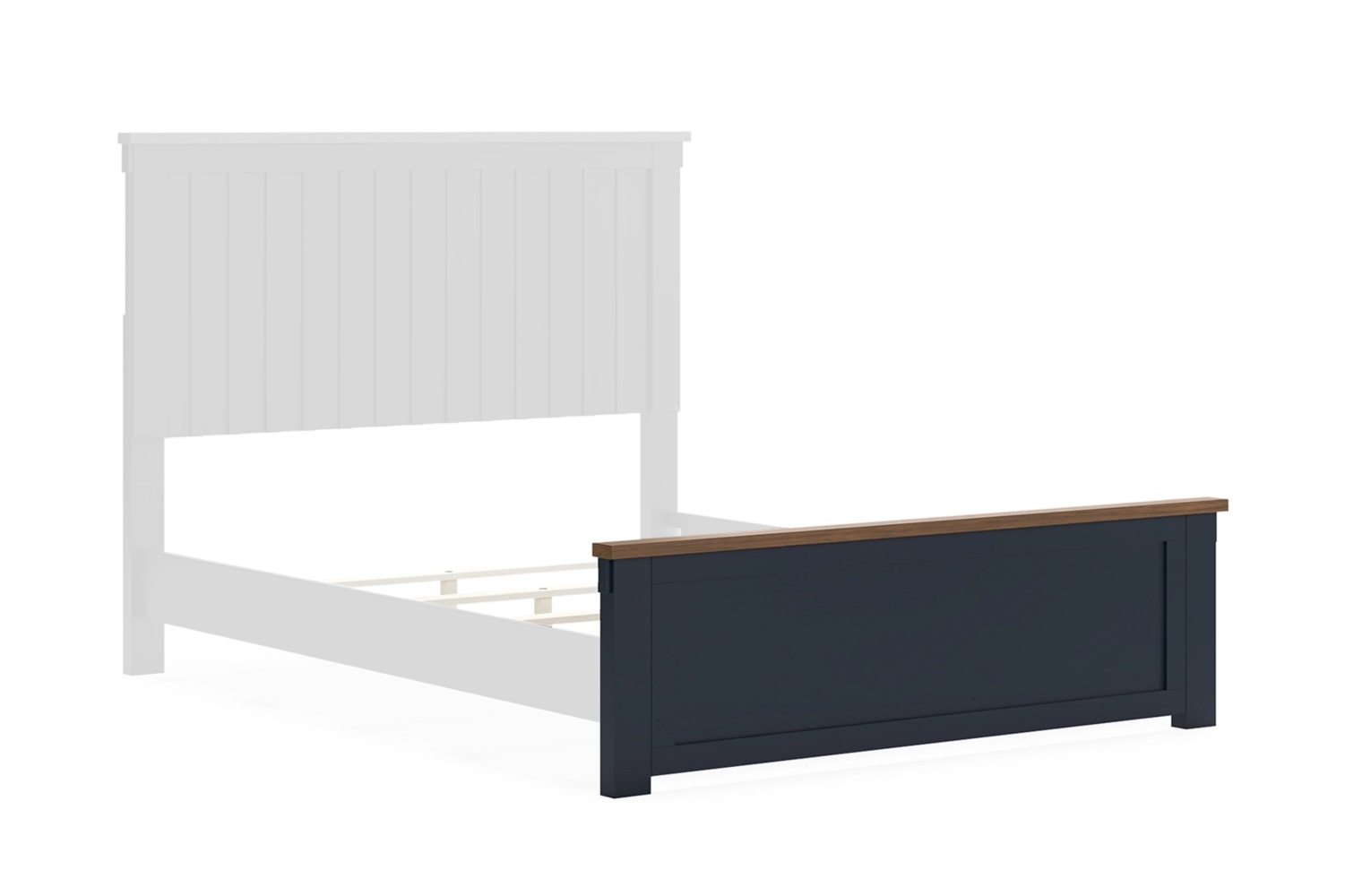 Queen Panel Footboard w/Slats