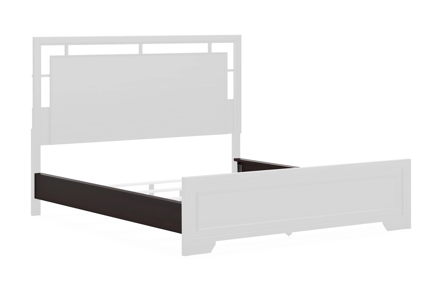 California King Panel Rails