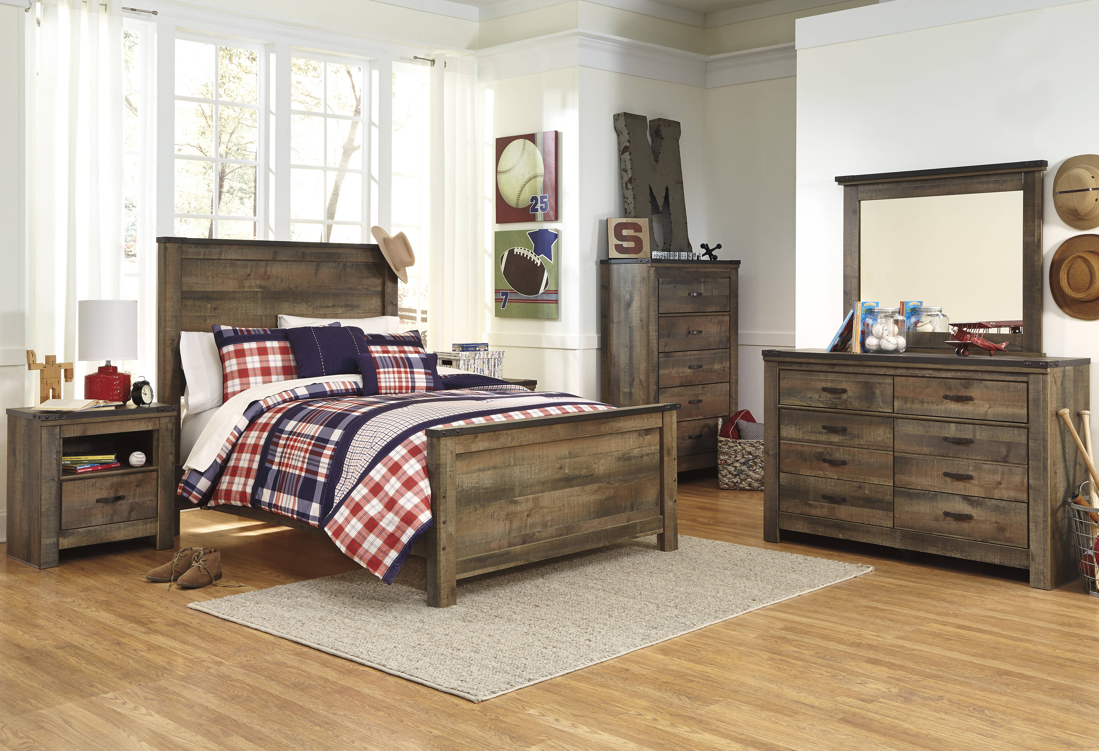 Ashley Furniture Trinell Panel Bed - Thumbnail 2