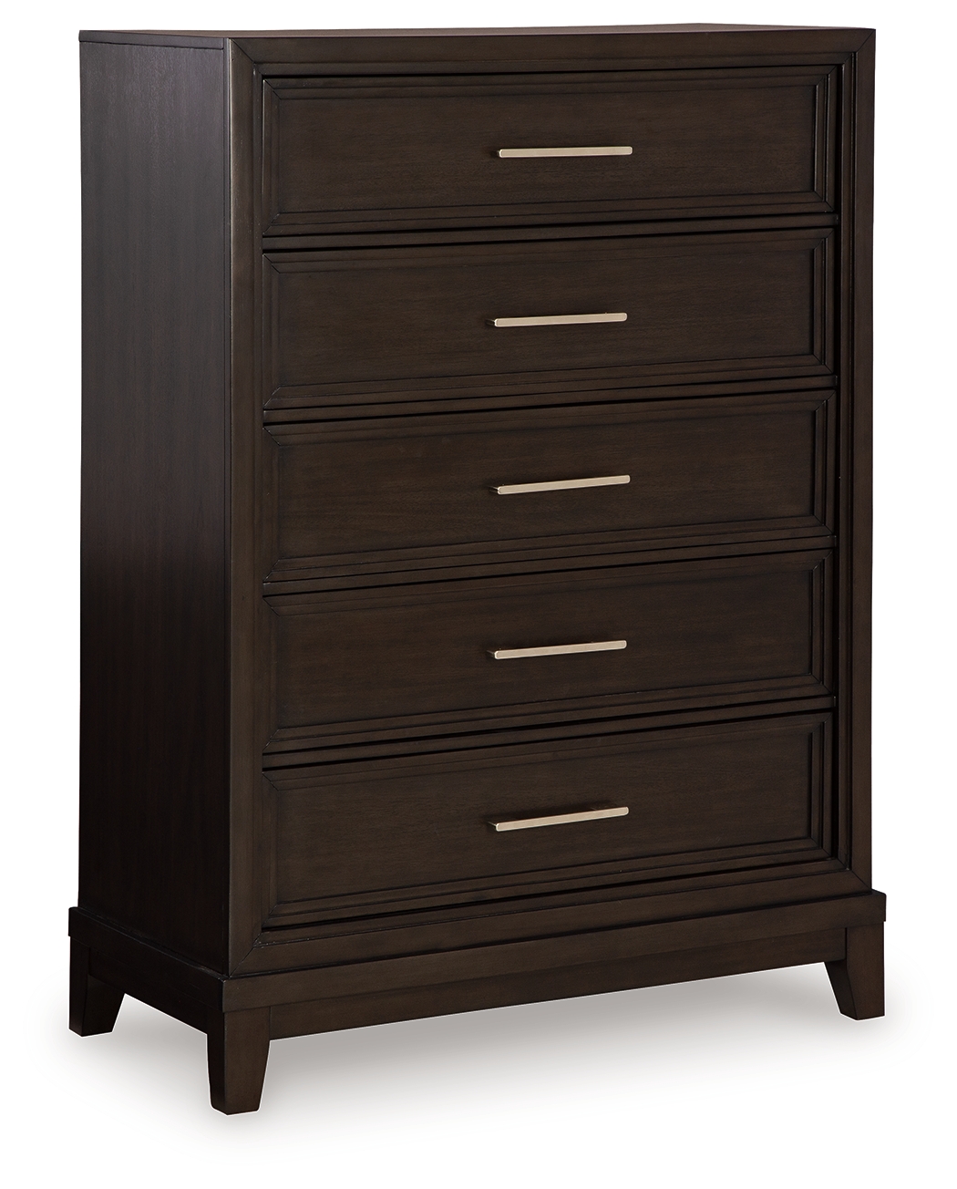 Ashley Furniture Neymorton Dark Grayish Brown Five Drawer Chest