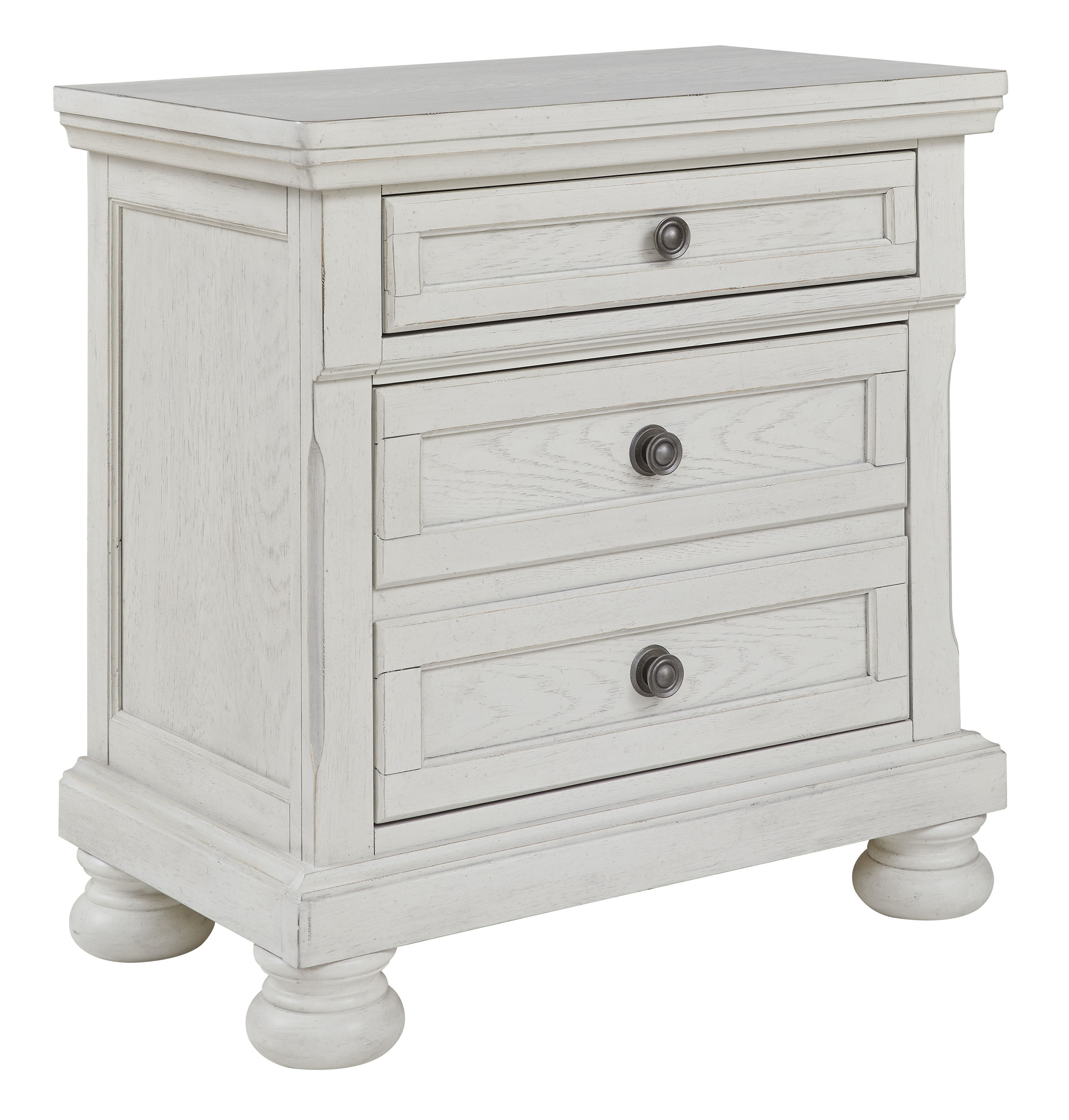 Ashley Furniture Robbinsdale Antique White Two Drawer Night Stand