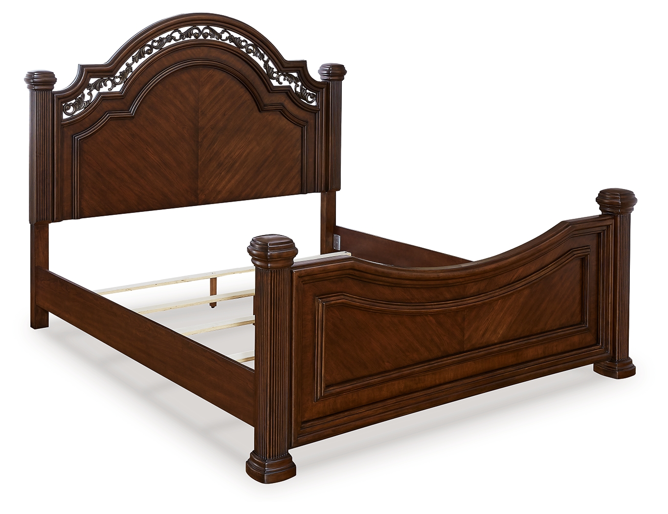 Ashley Furniture Lavinton Brown King Poster Bed