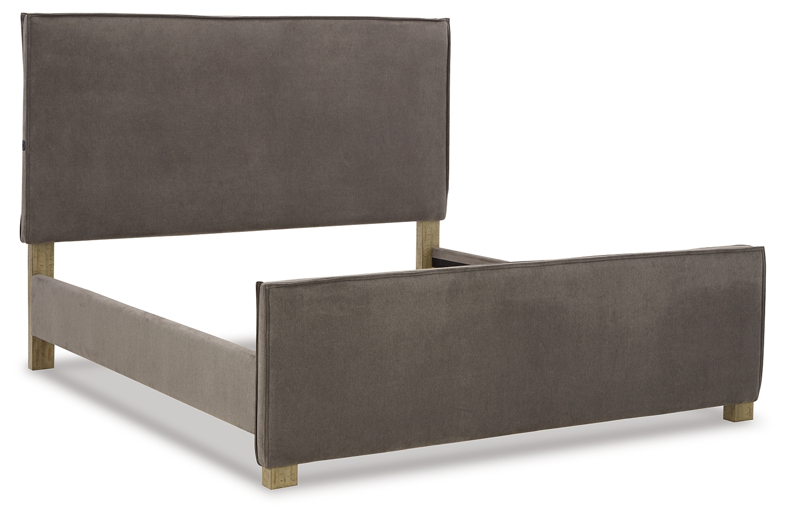 Ashley Furniture Krystanza Slate King Upholstered Panel Bed