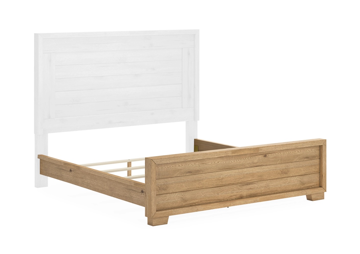 King Panel Footboard w/Rails