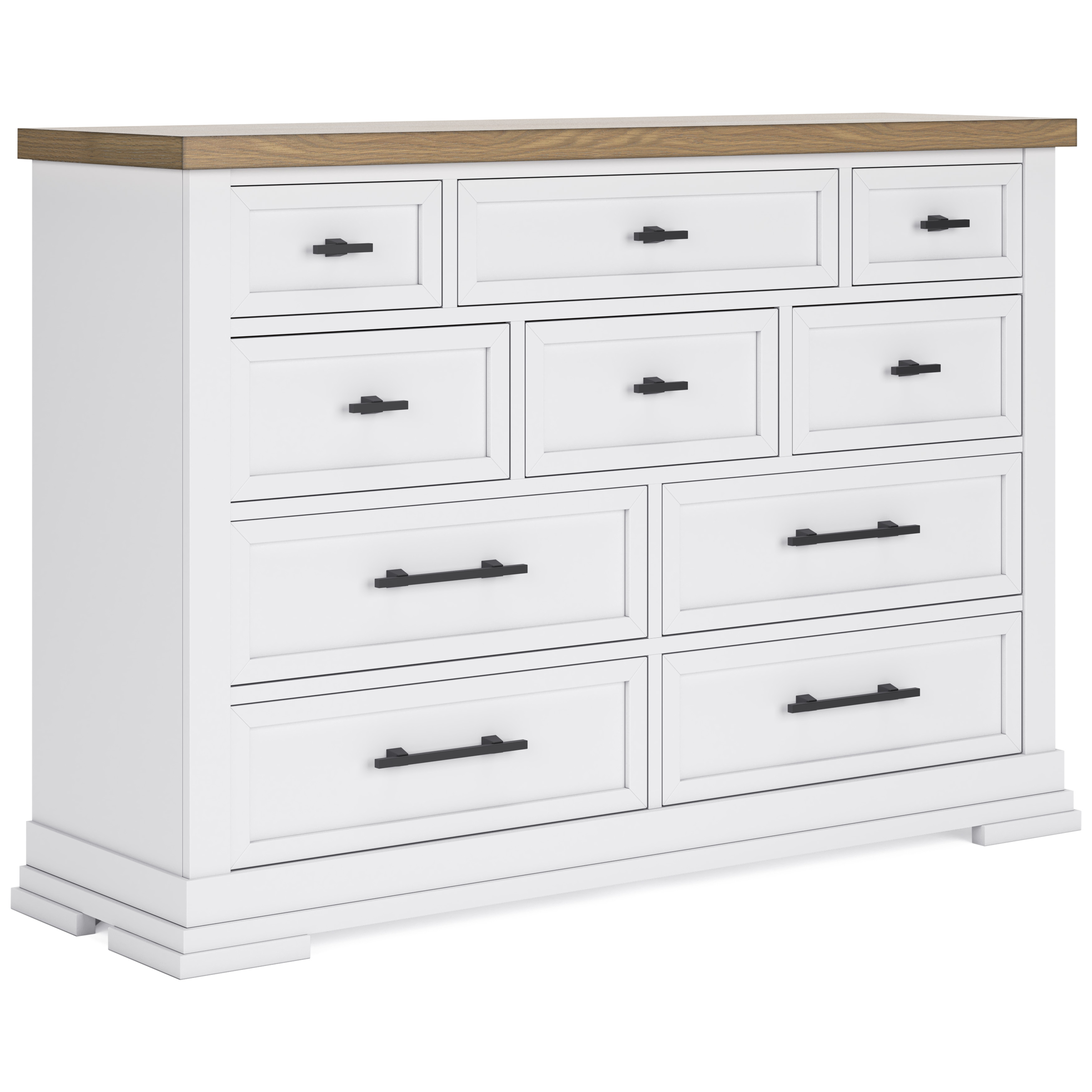 Ashley Furniture Ashbryn White Natural Dresser