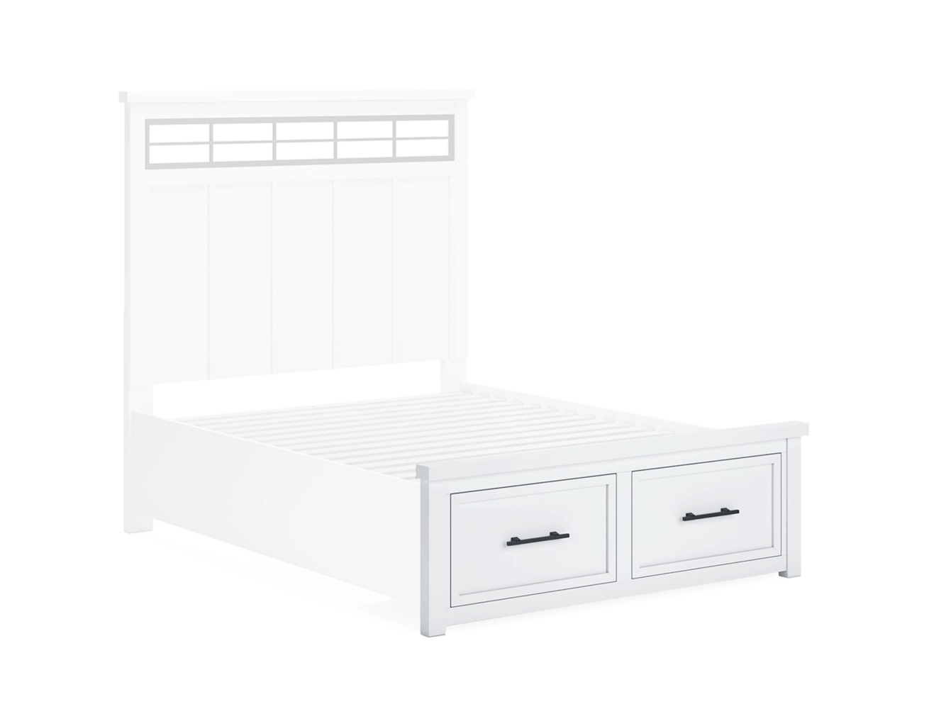 Queen Storage Footboard